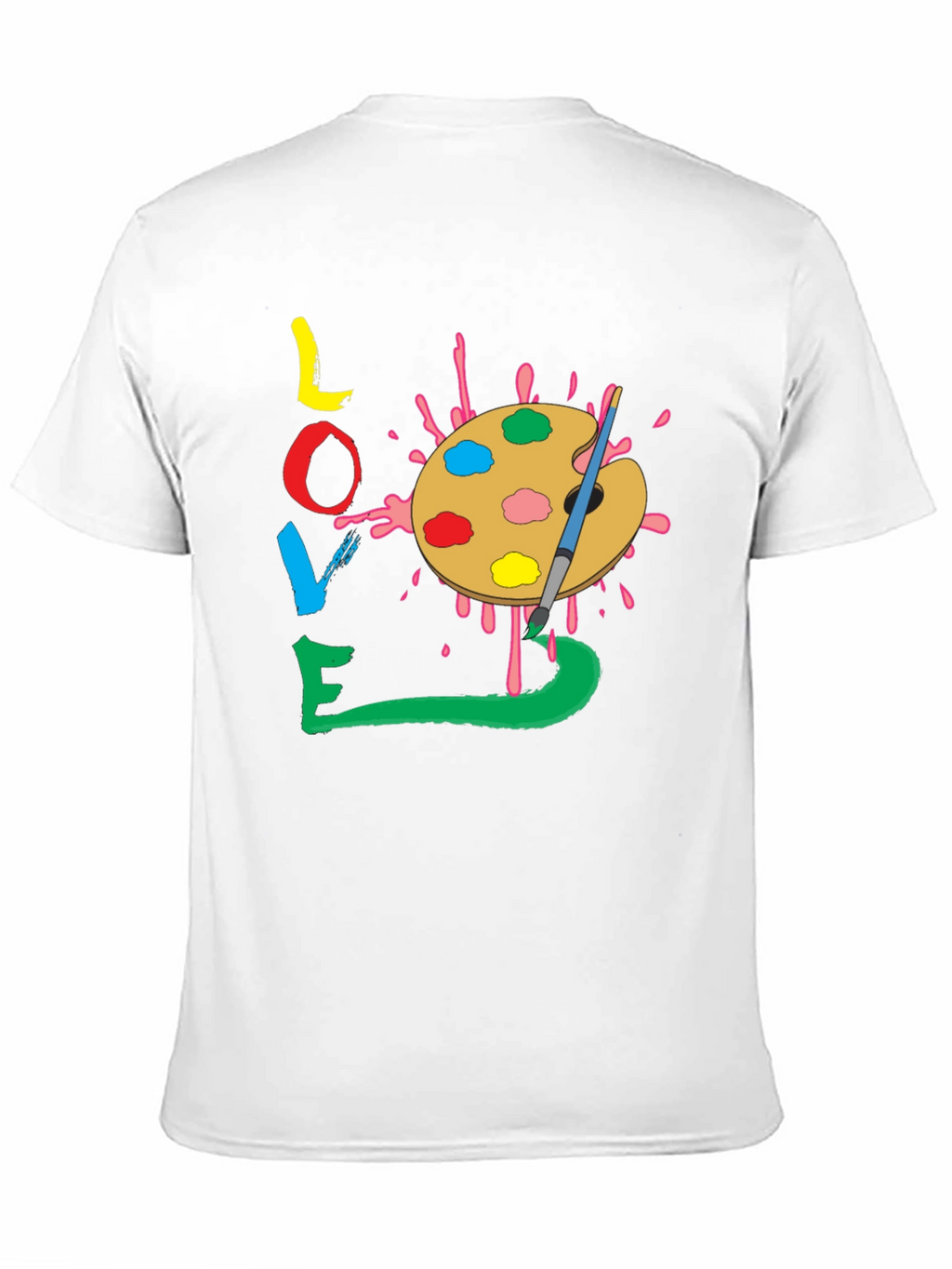 Love Art Palette T-Shirt - Painters Tee