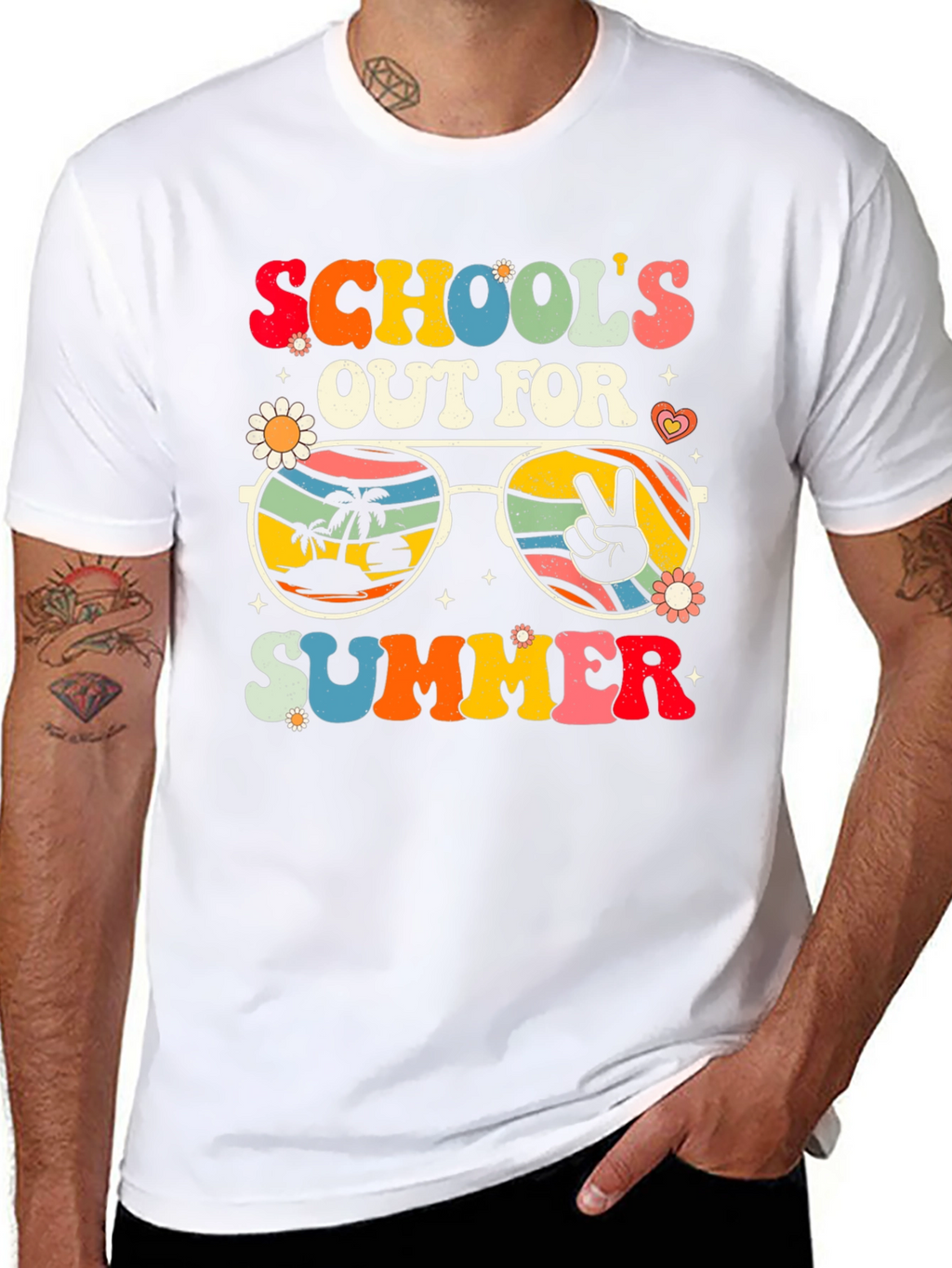 Retro Schools Out For Summer Graphic Tee