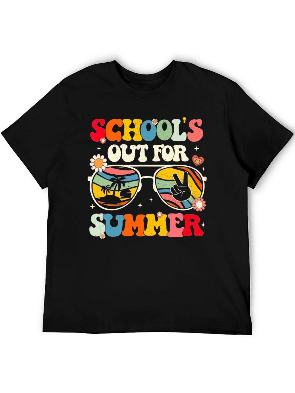 Retro Schools Out For Summer Graphic Tee