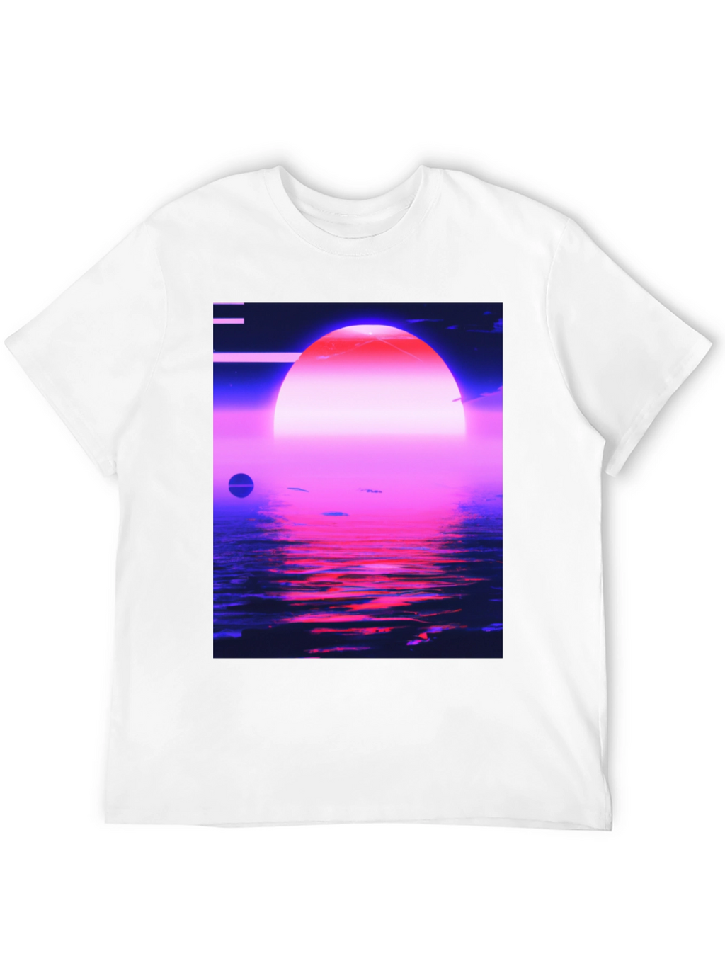 Synthwave Sunset T-Shirt - Retro 80s Aesthetic