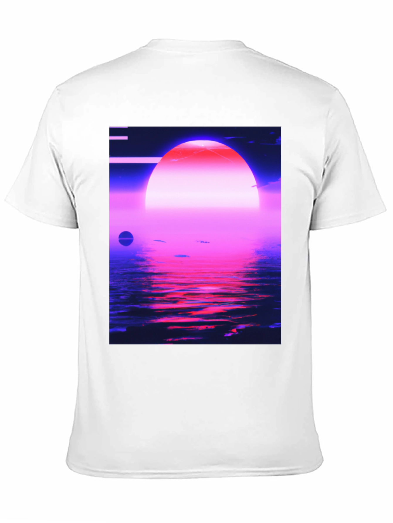 Synthwave Sunset T-Shirt - Retro 80s Aesthetic