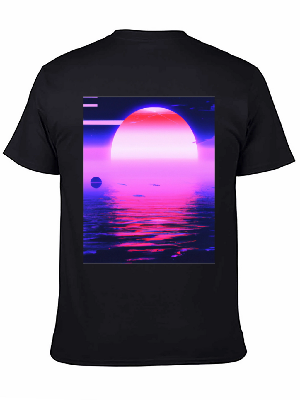 Synthwave Sunset T-Shirt - Retro 80s Aesthetic