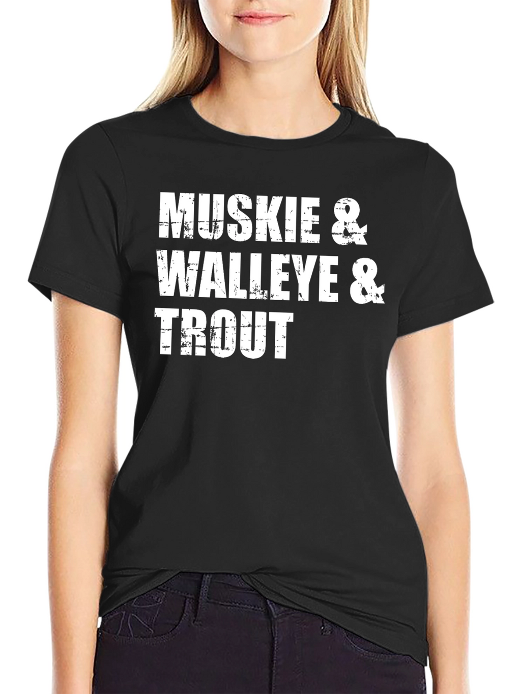 Muskie Walleye Trout Fishing T-Shirt