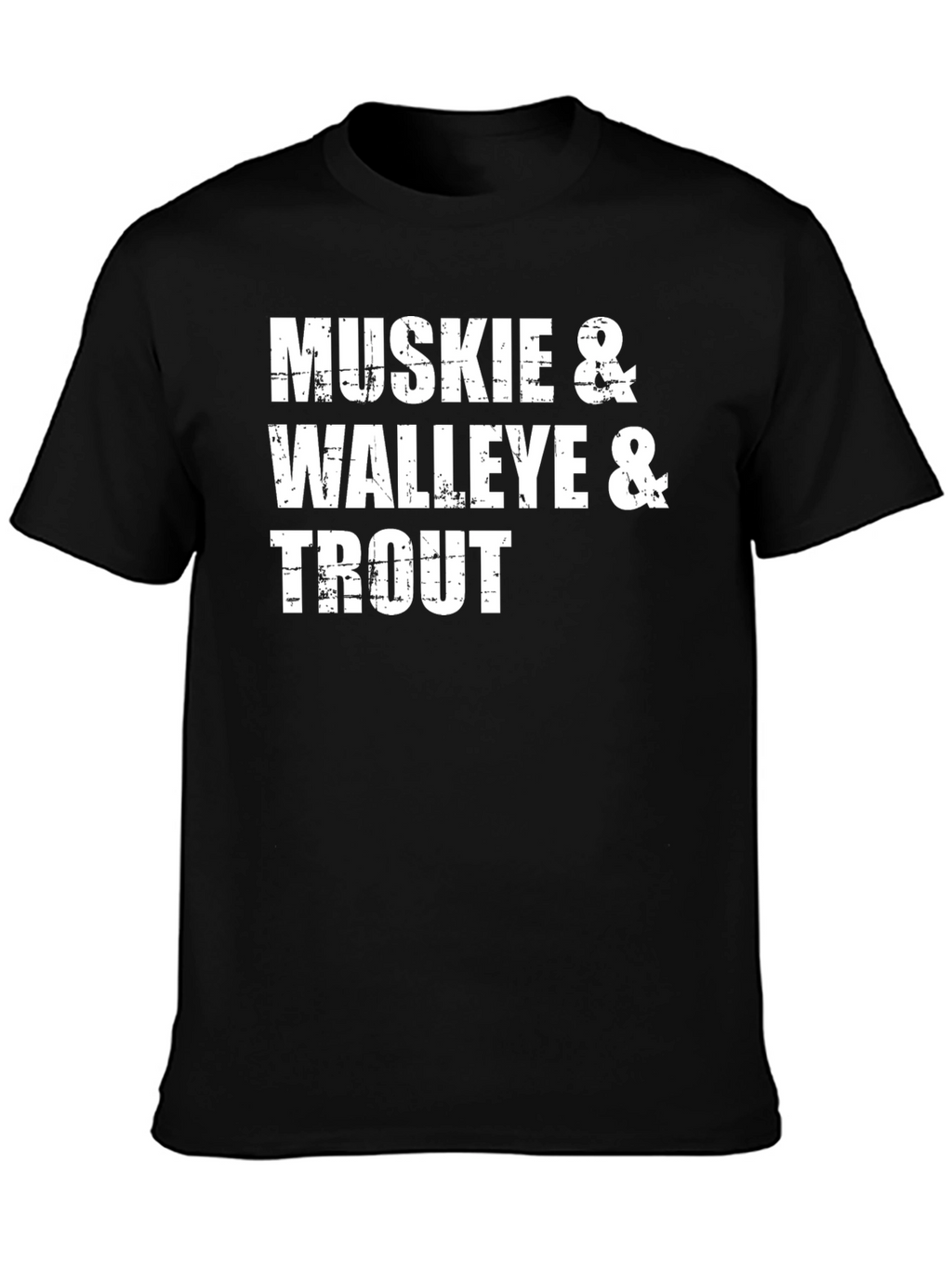 Muskie Walleye Trout Fishing T-Shirt