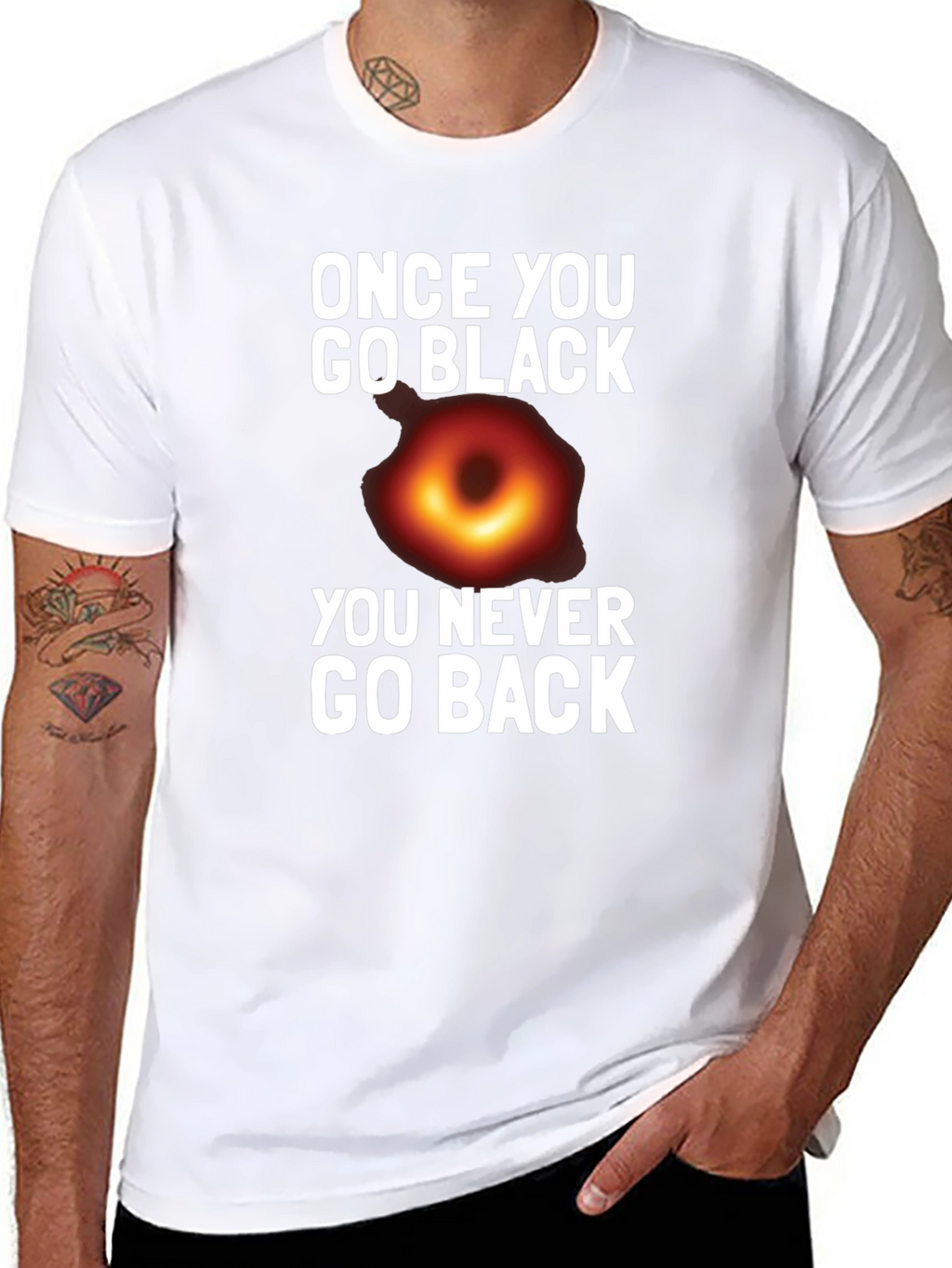 Once You Go Black Hole T-Shirt Funny Graphic Tee