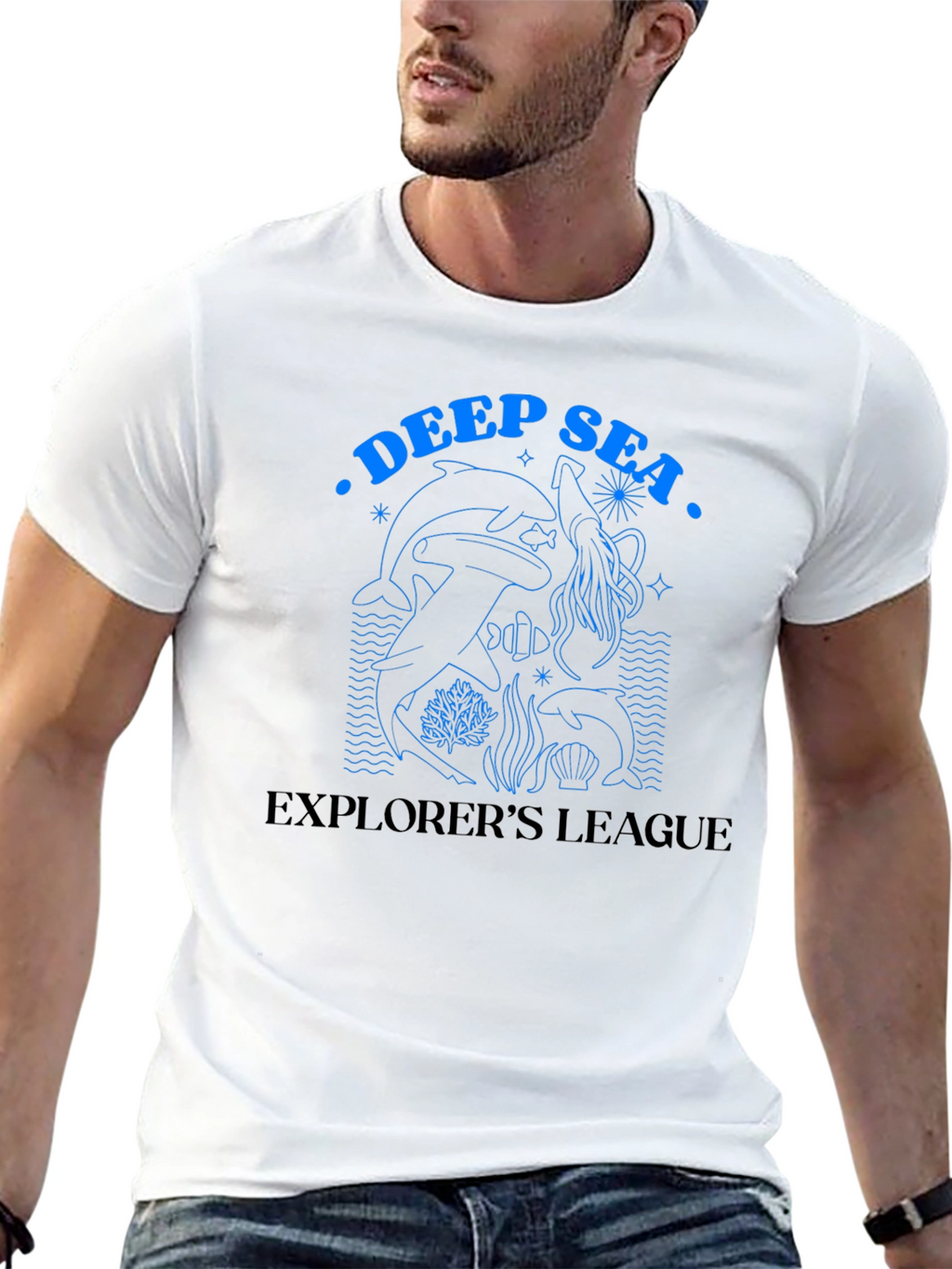 Deep Sea Explorers League Black T-Shirt