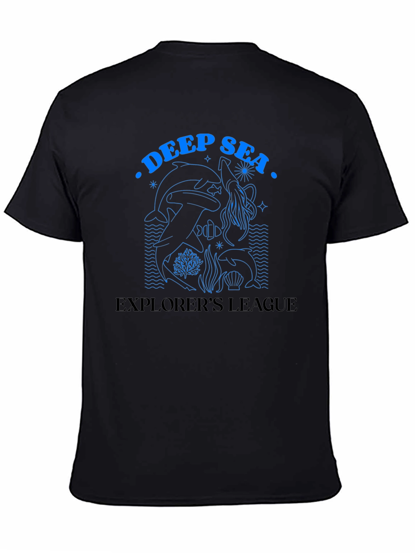 Deep Sea Explorers League Black T-Shirt