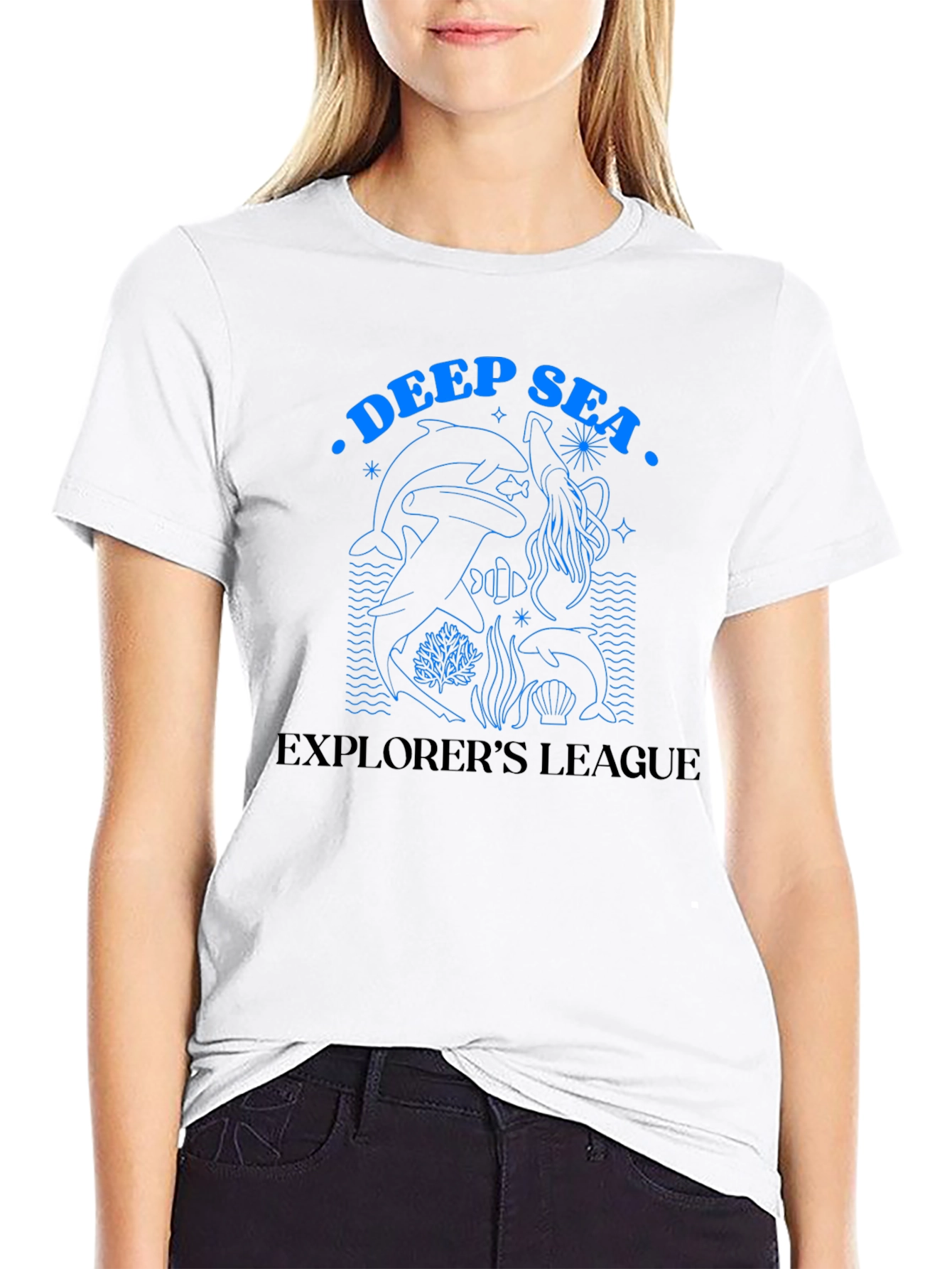 Deep Sea Explorers League Black T-Shirt