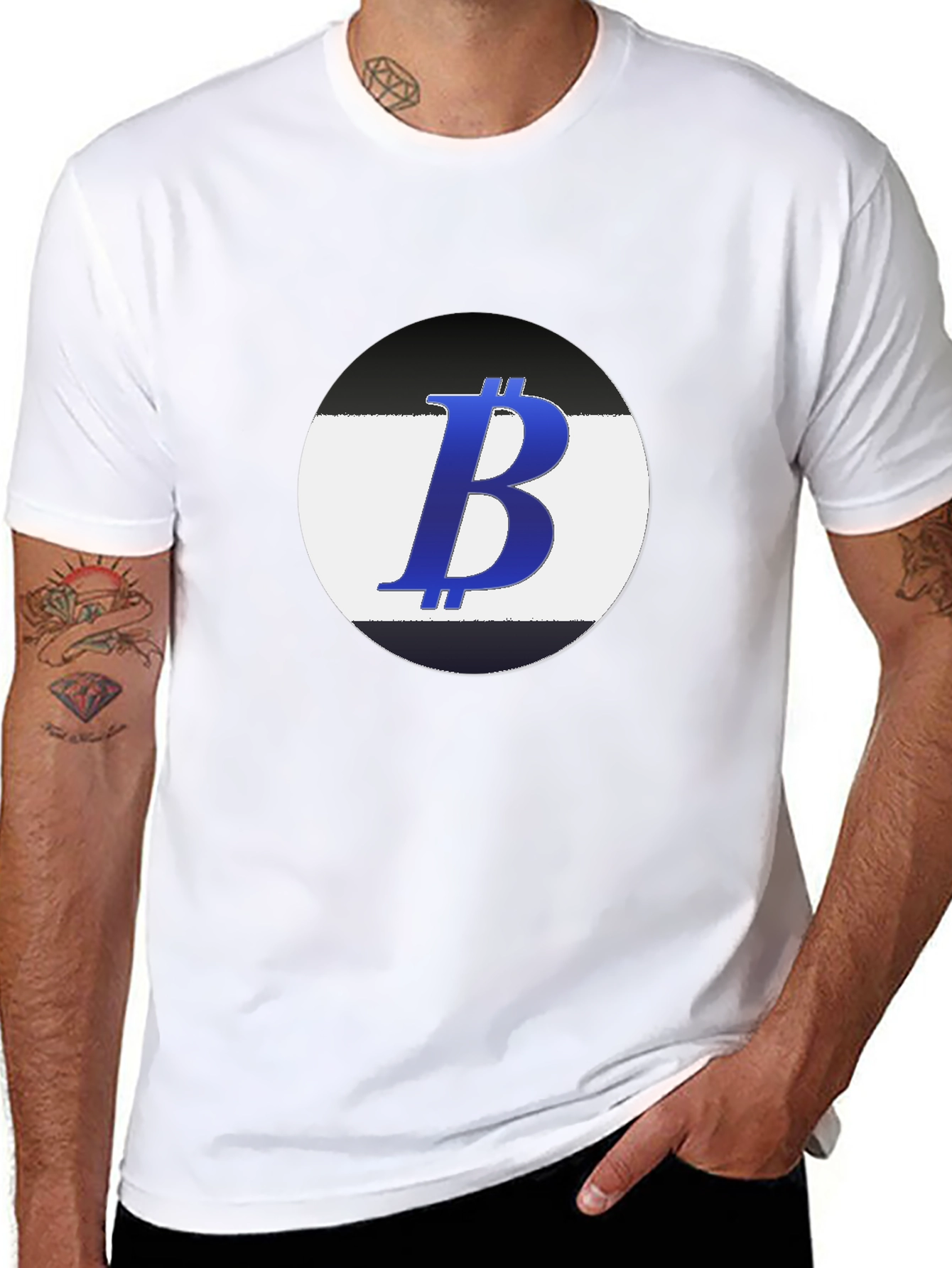 Bitcoin B Logo T-Shirt - Cryptocurrency Tee