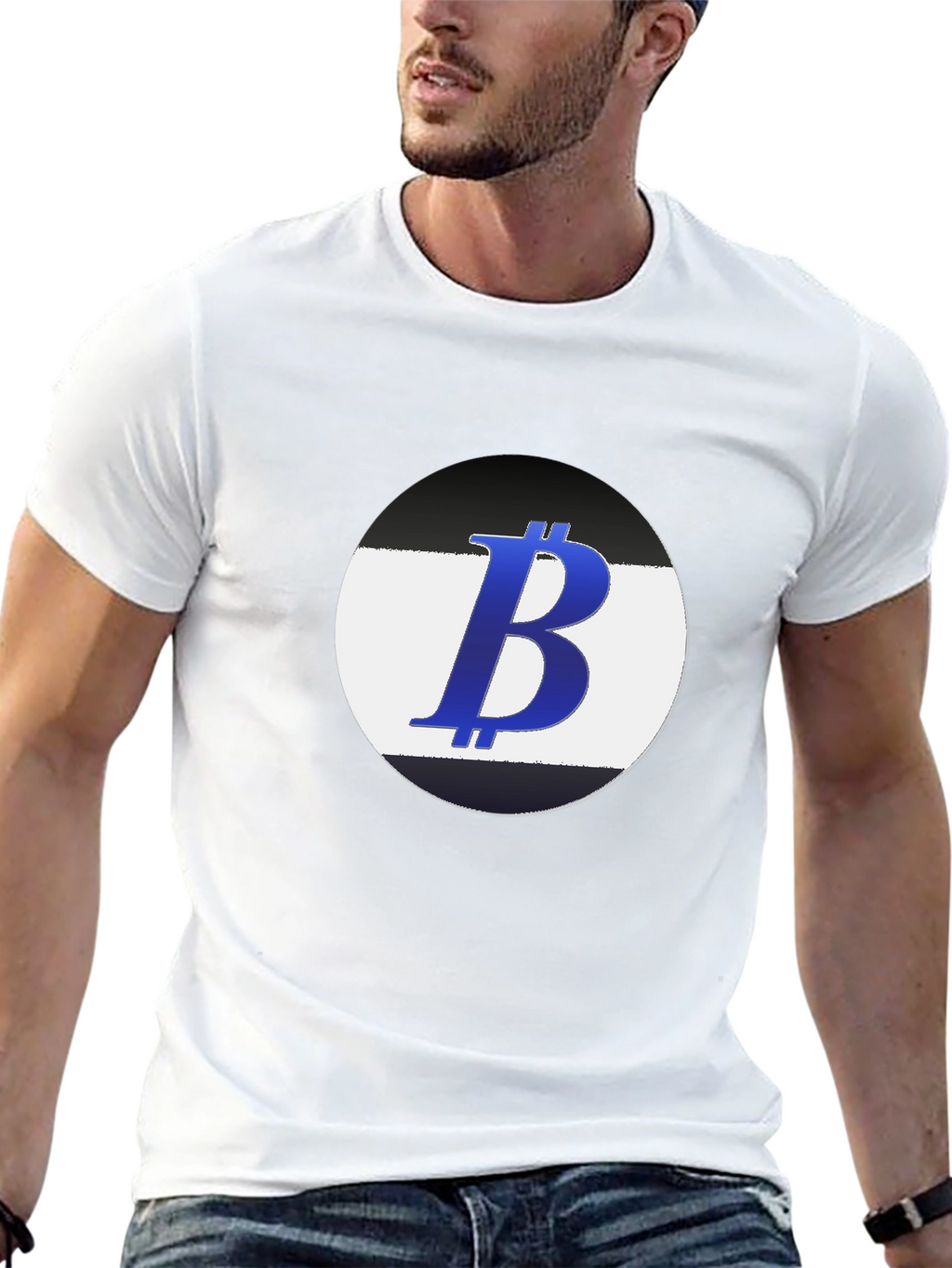 Bitcoin B Logo T-Shirt - Cryptocurrency Tee