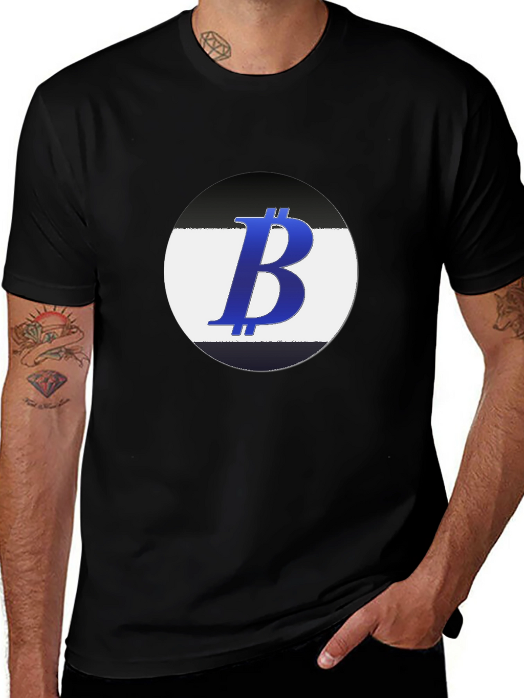 Bitcoin B Logo T-Shirt - Cryptocurrency Tee