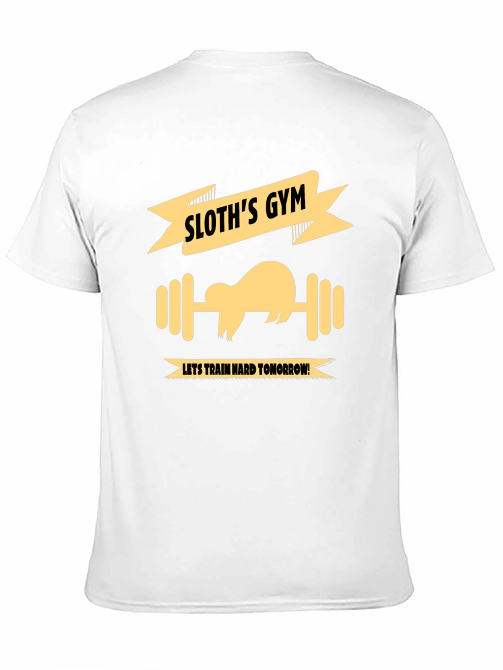Sloths Gym Black T-Shirt