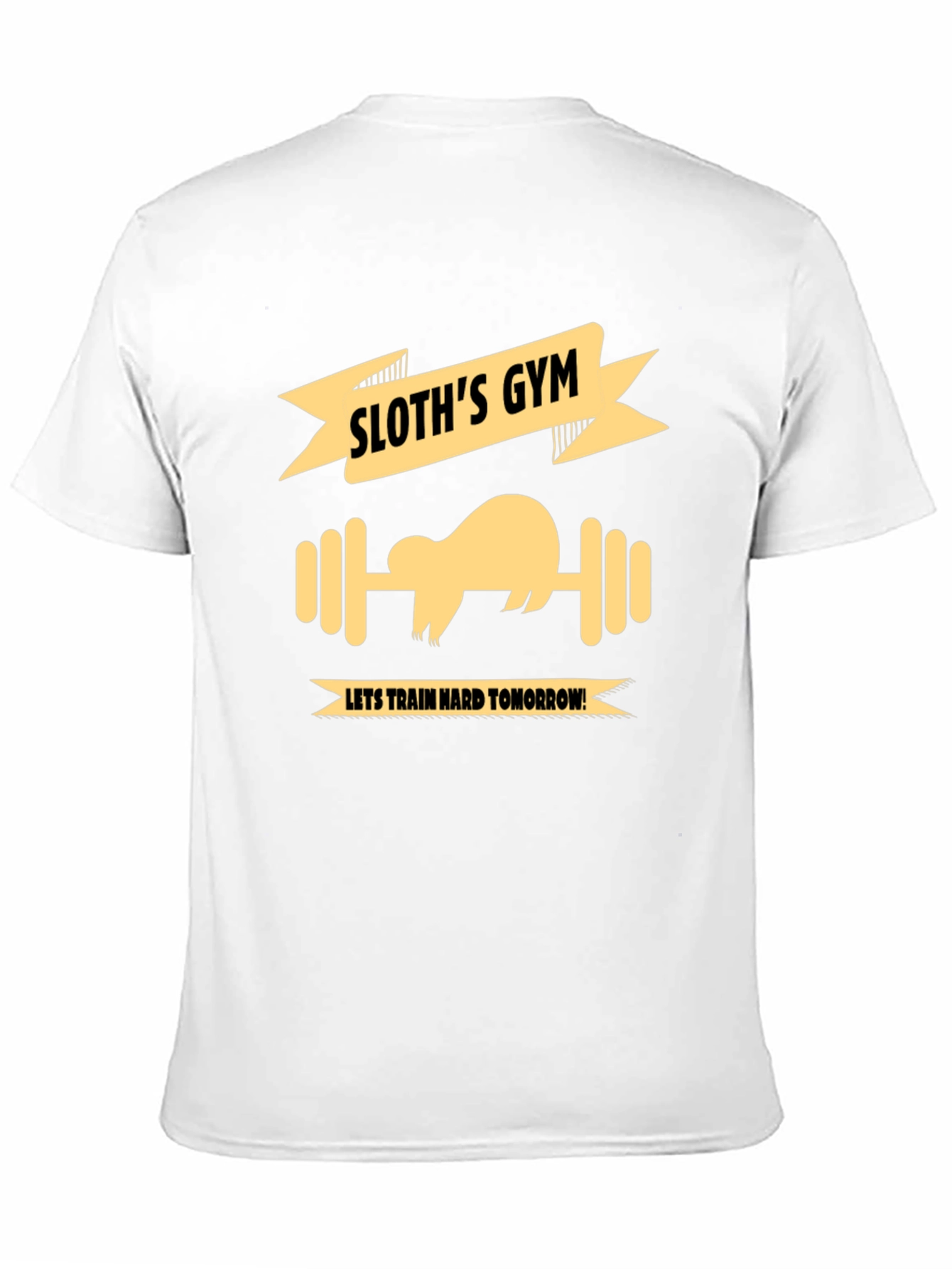 Sloths Gym Black T-Shirt