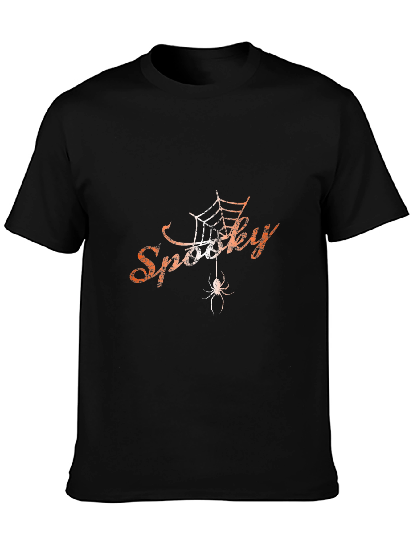 Spooky Halloween Spider Graphic Tee
