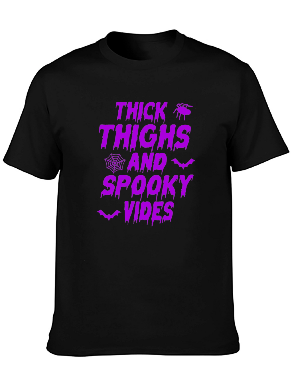 Thick Thighs & Spooky Vibes Halloween Tee