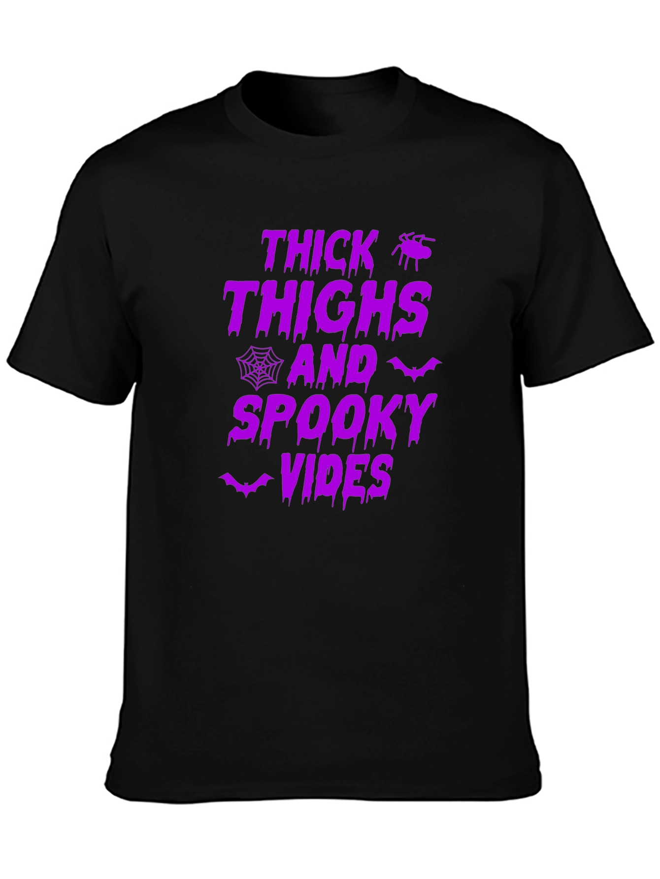 Thick Thighs & Spooky Vibes Halloween Tee