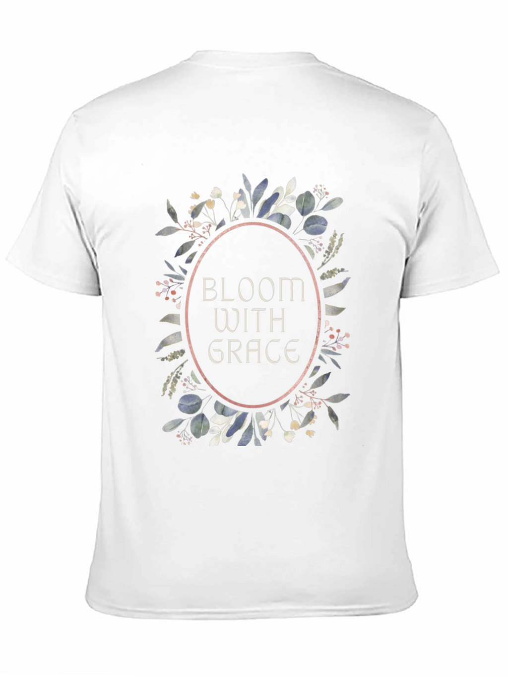 Bloom With Grace Graphic Tee - Stylish Black T-Shirt
