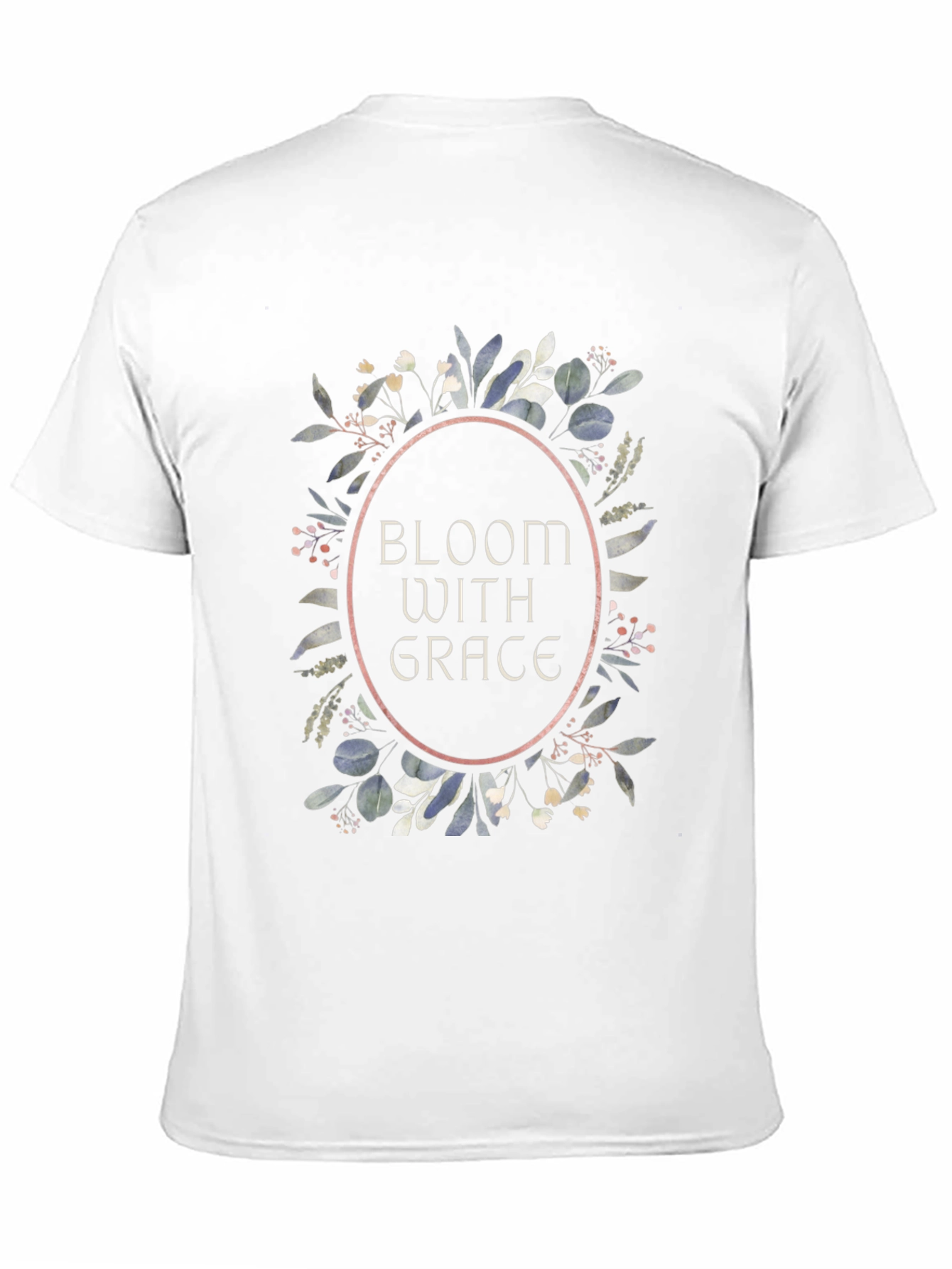 Bloom With Grace Graphic Tee - Stylish Black T-Shirt