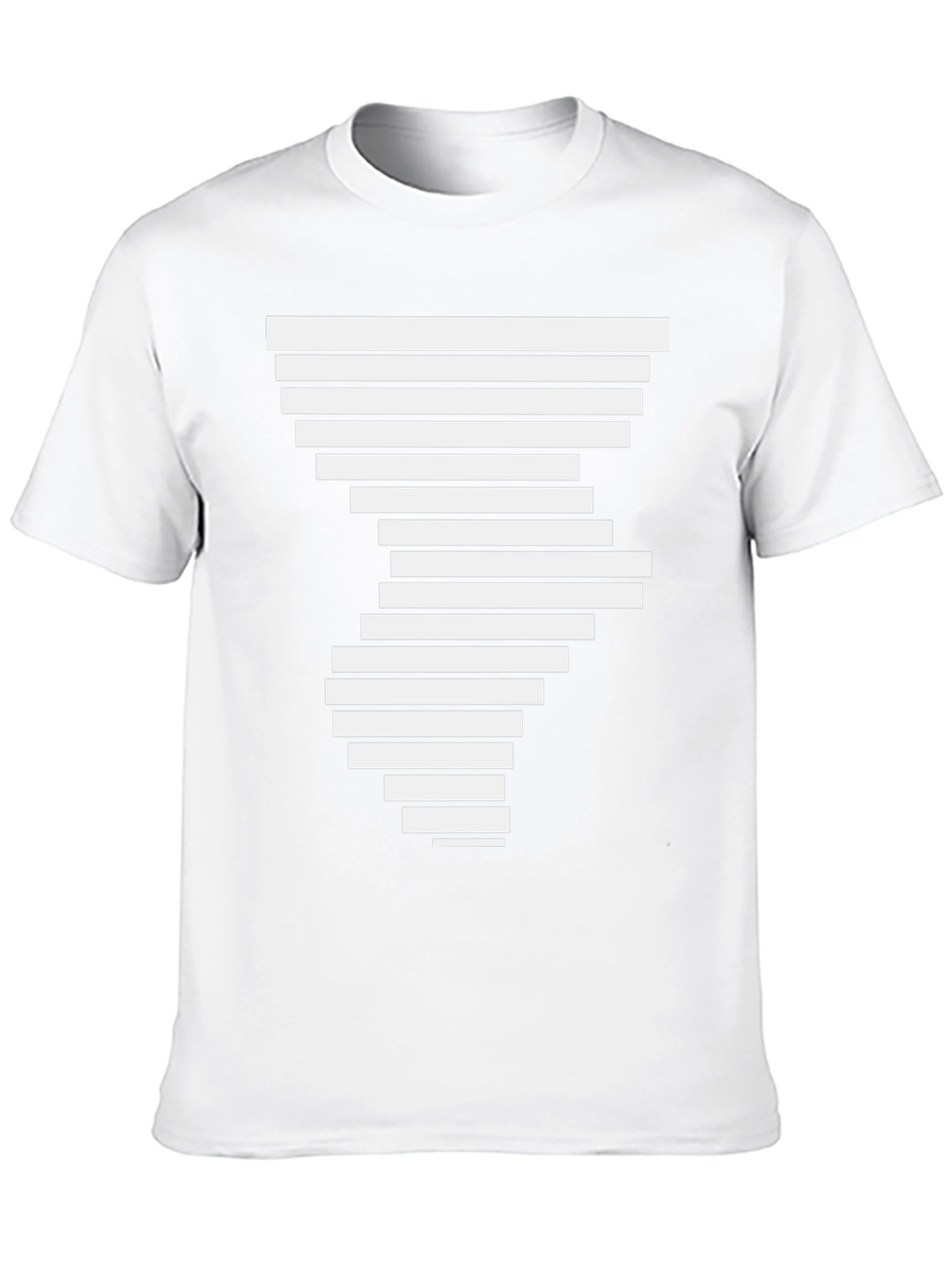 Abstract Geometric Pattern Black T-Shirt for Men