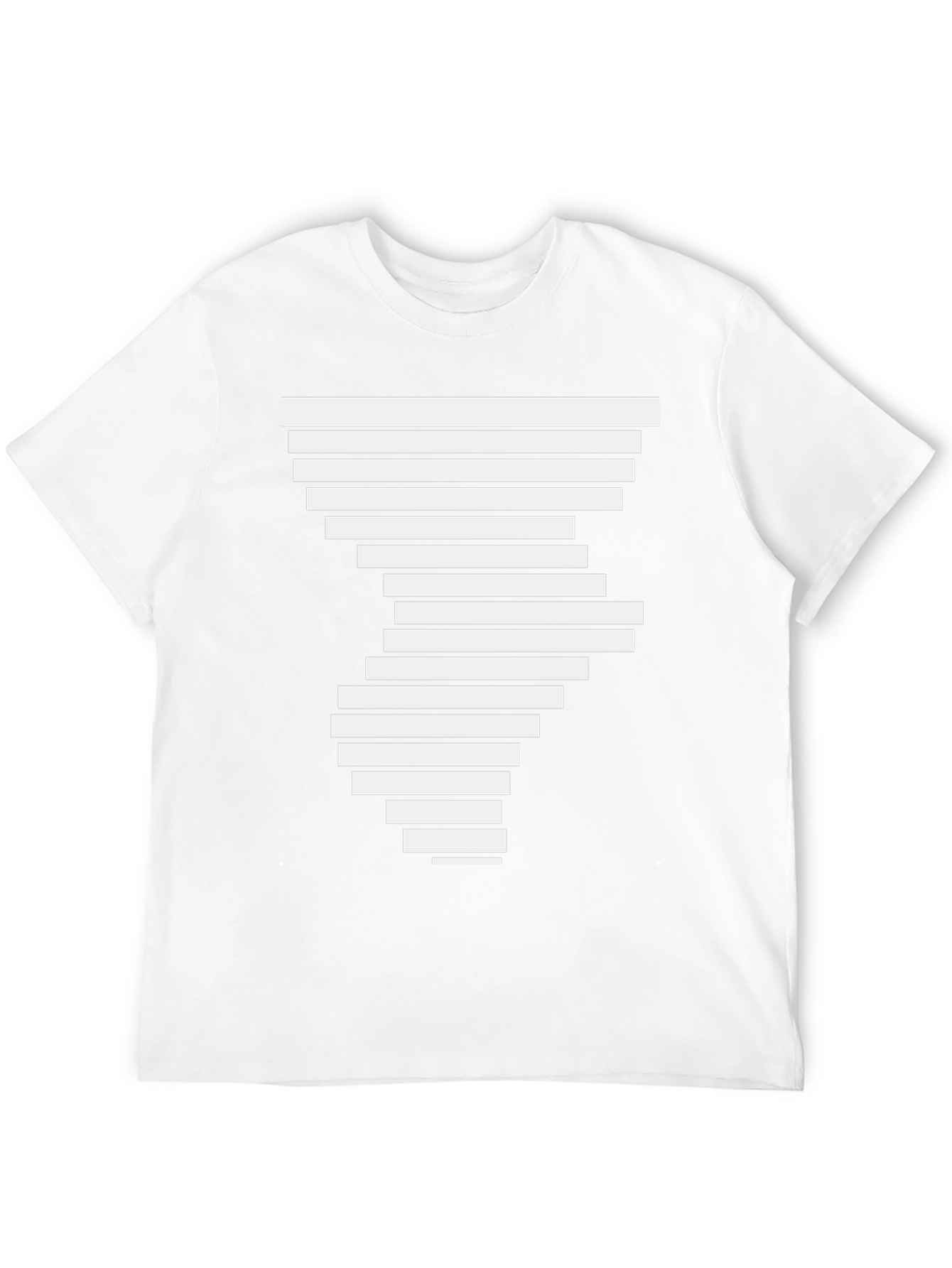 Abstract Geometric Pattern Black T-Shirt for Men