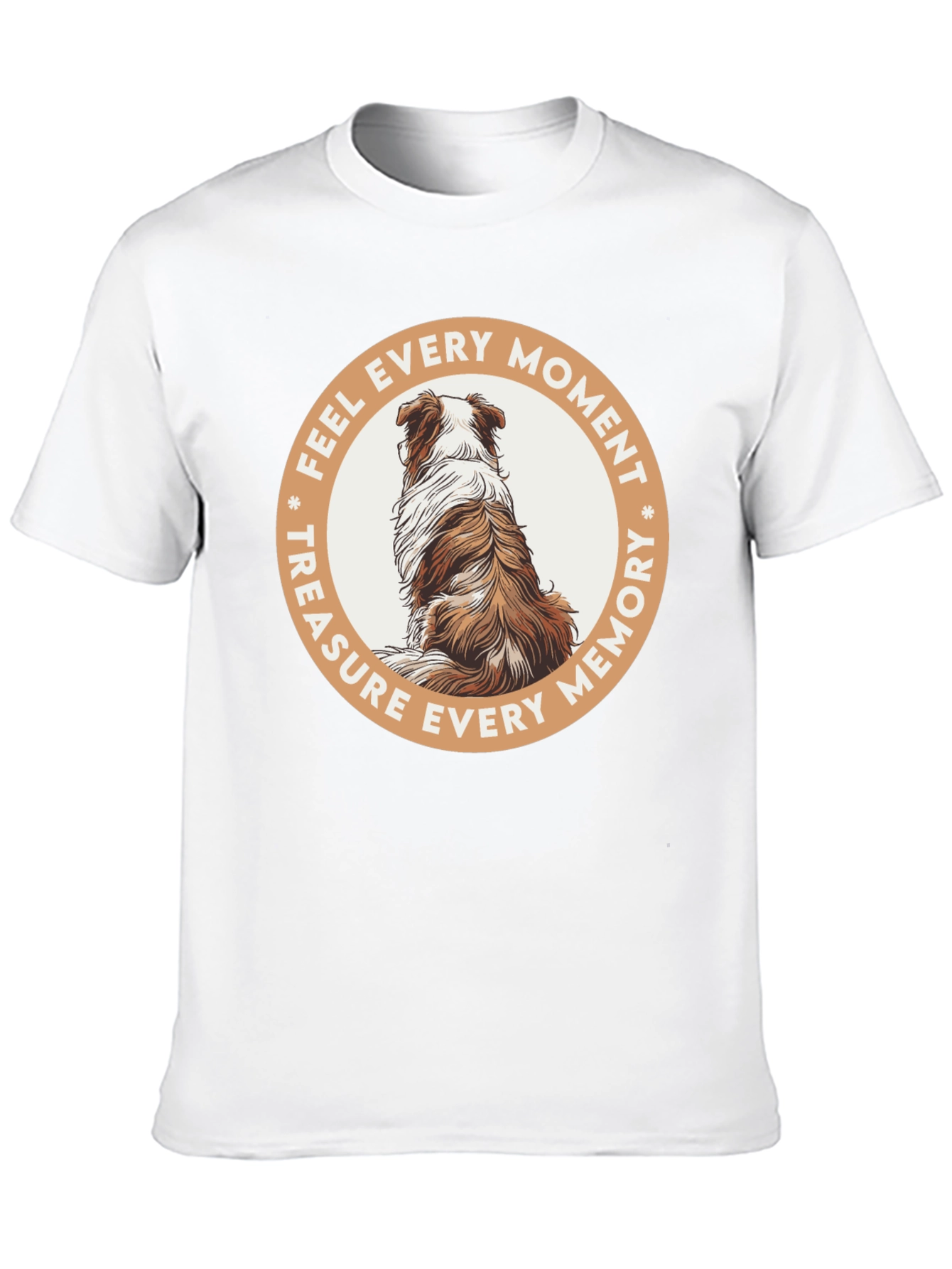 Feel Every Moment Dog Graphic Tee