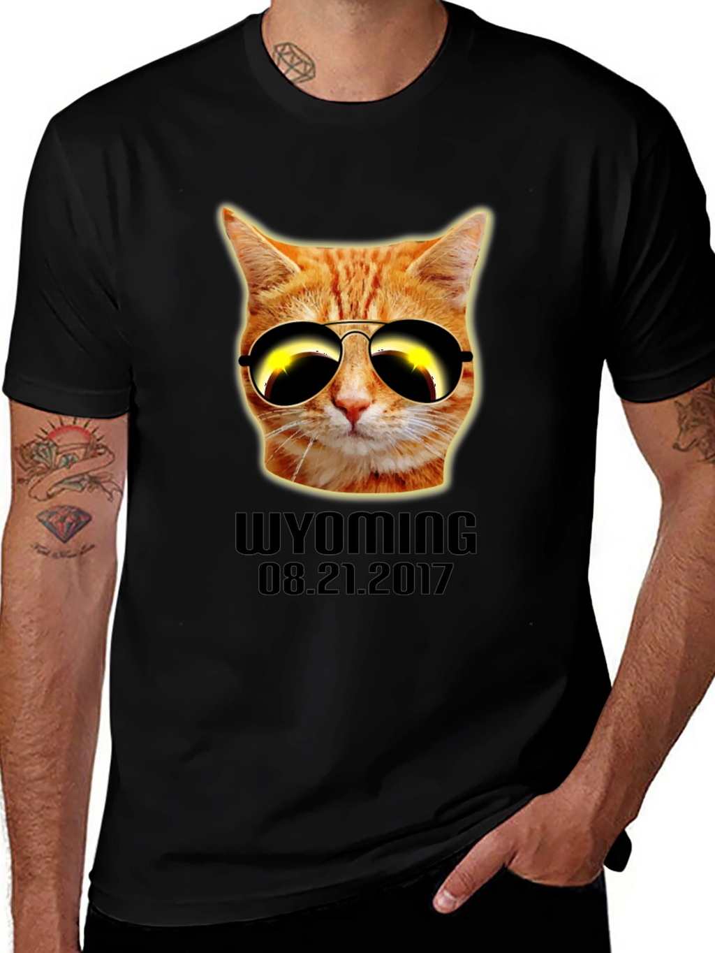 Cool Cat Wyoming 2017 Eclipse T-Shirt