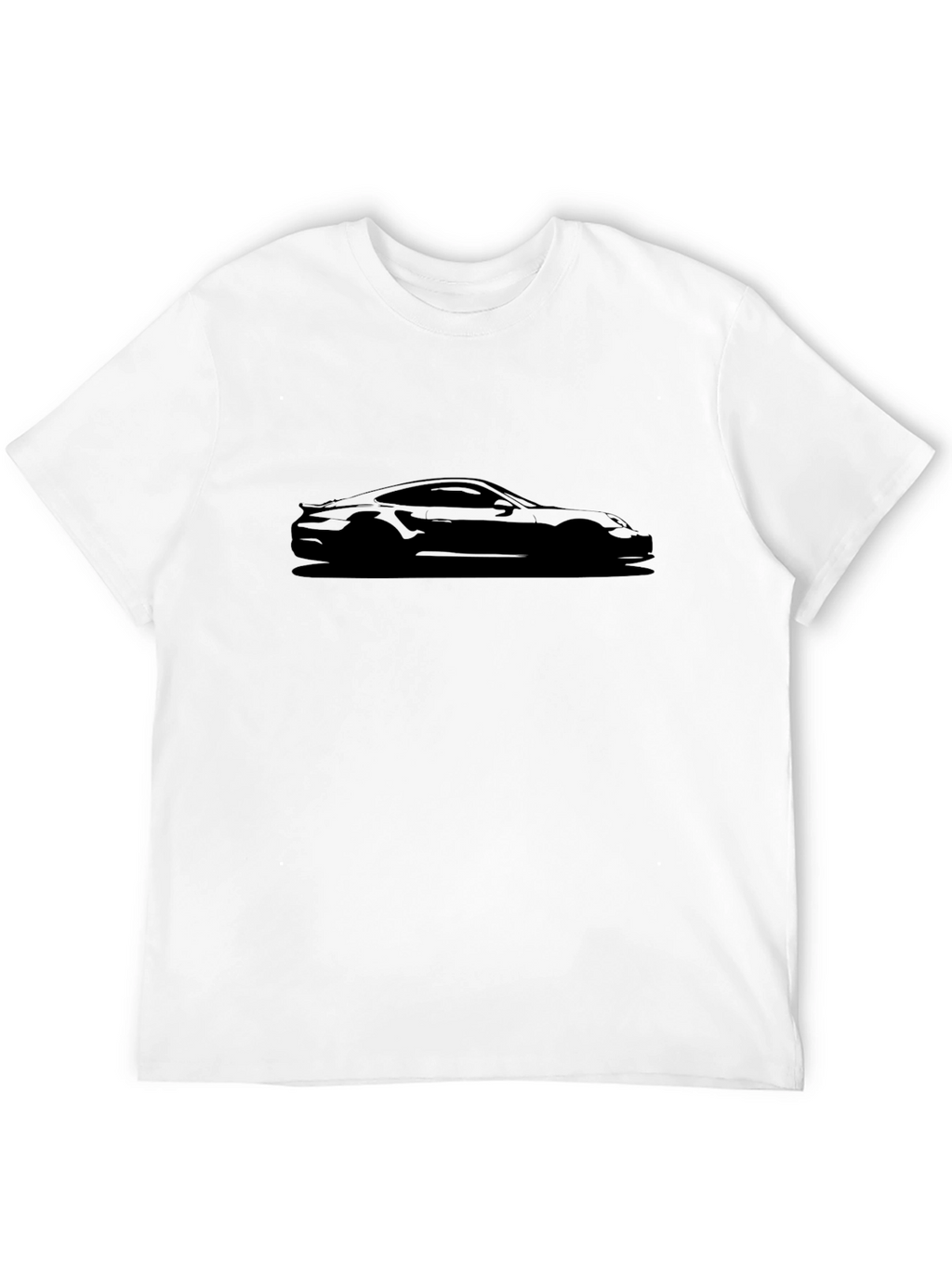 Porsche Silhouette Graphic Tee - Black