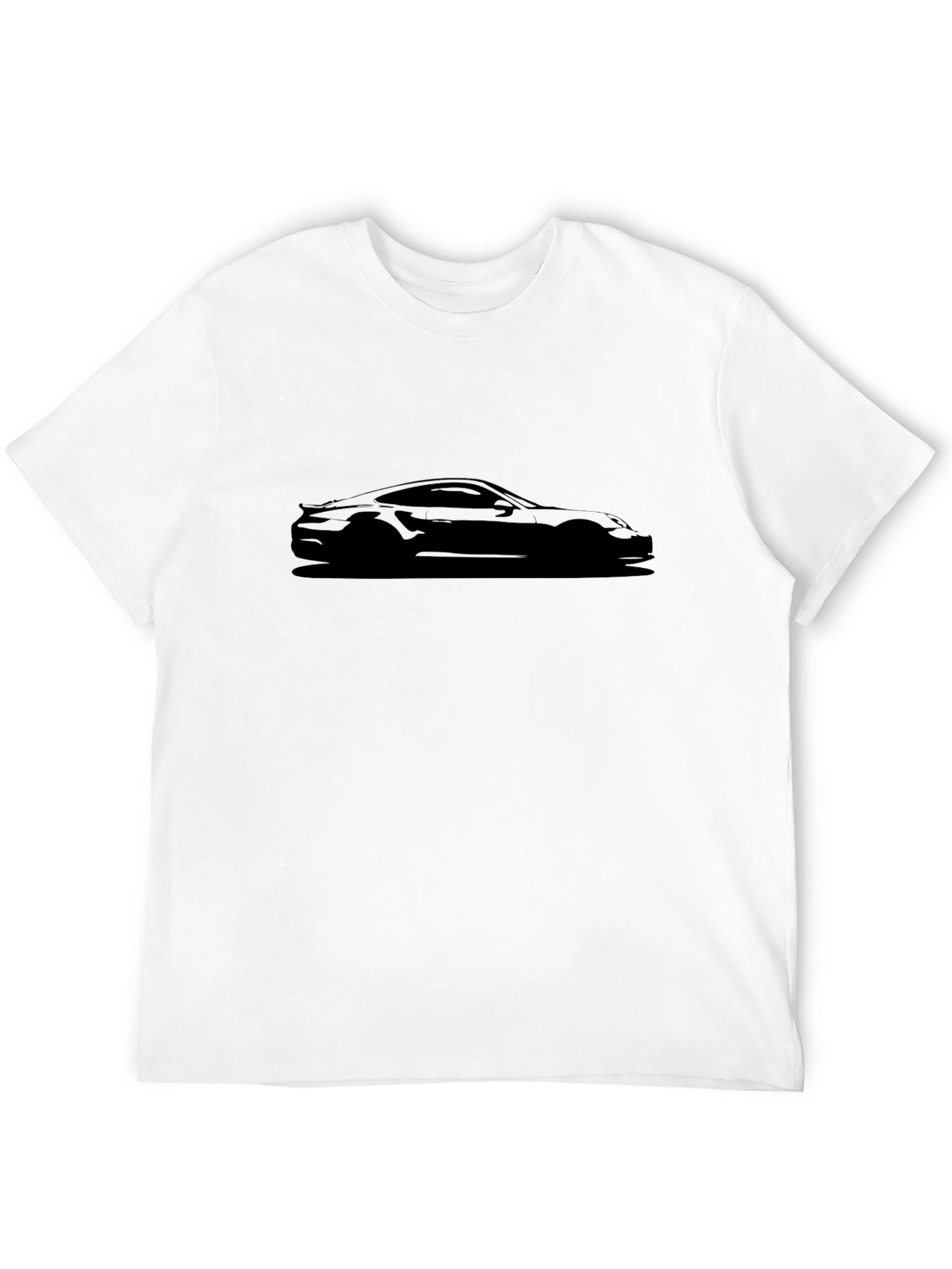 Porsche Silhouette Graphic Tee - Black