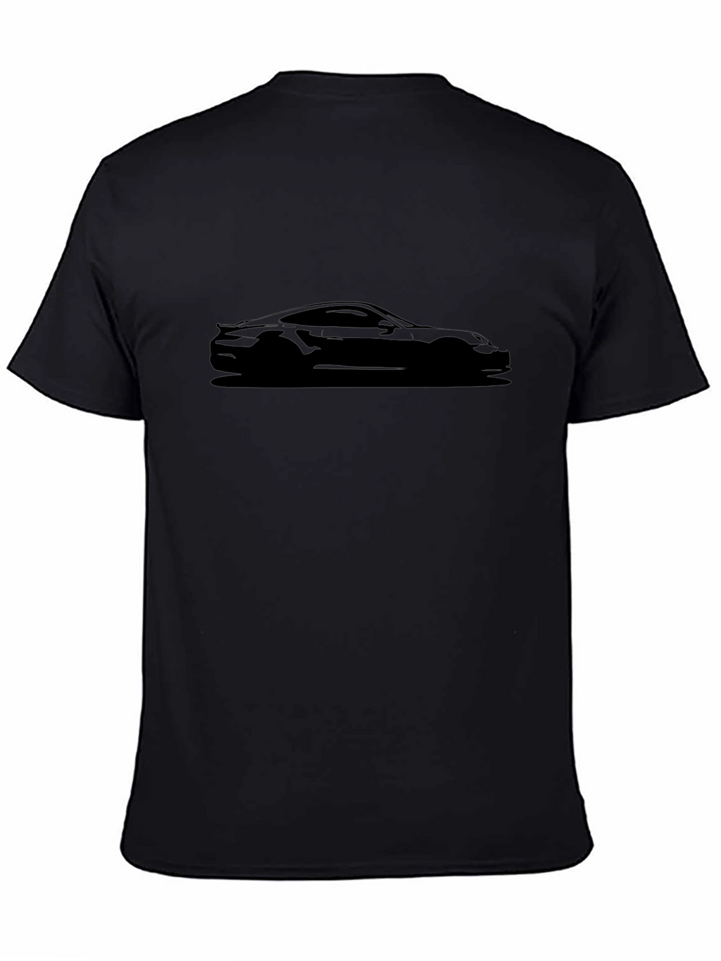 Porsche Silhouette Graphic Tee - Black