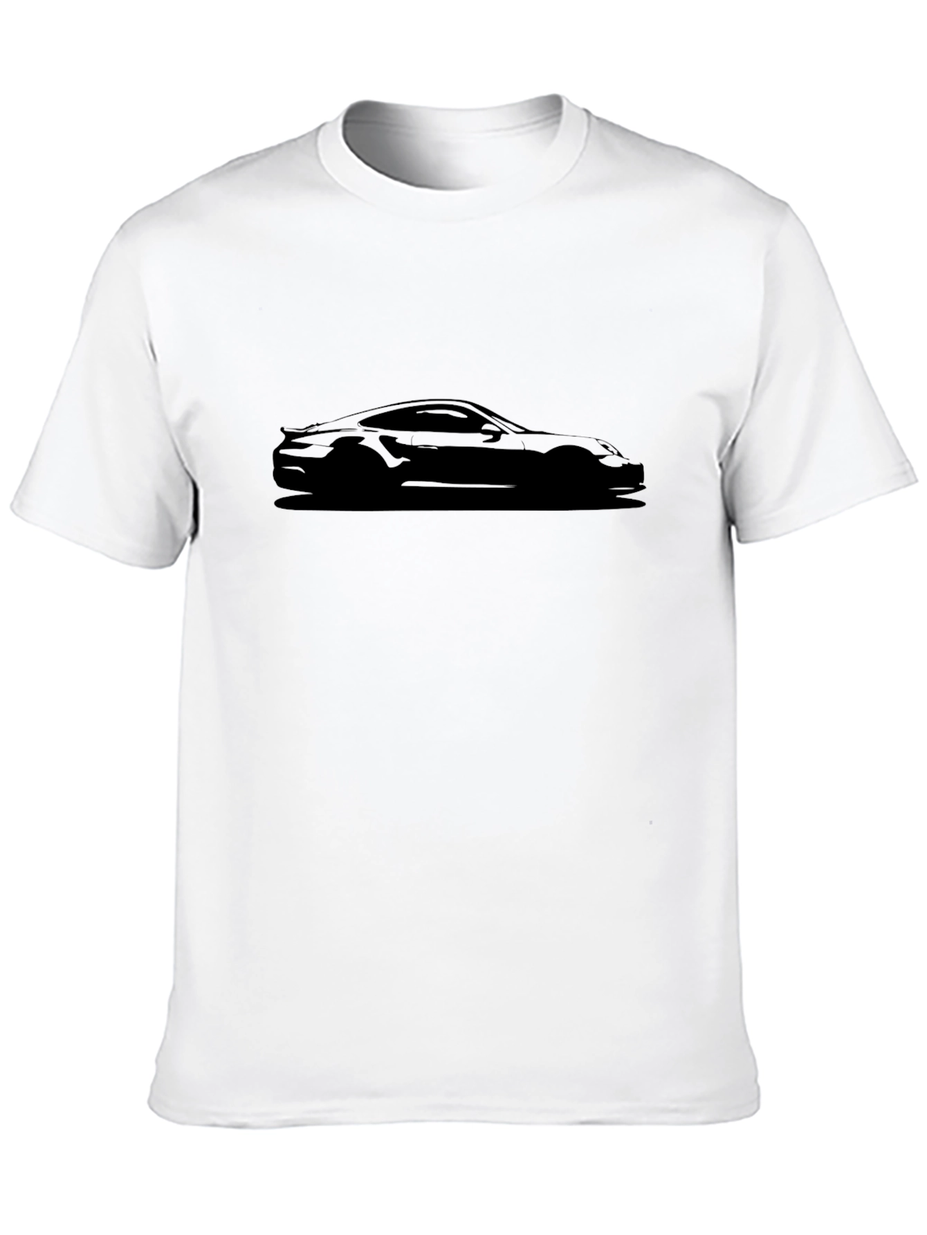 Porsche Silhouette Graphic Tee - Black