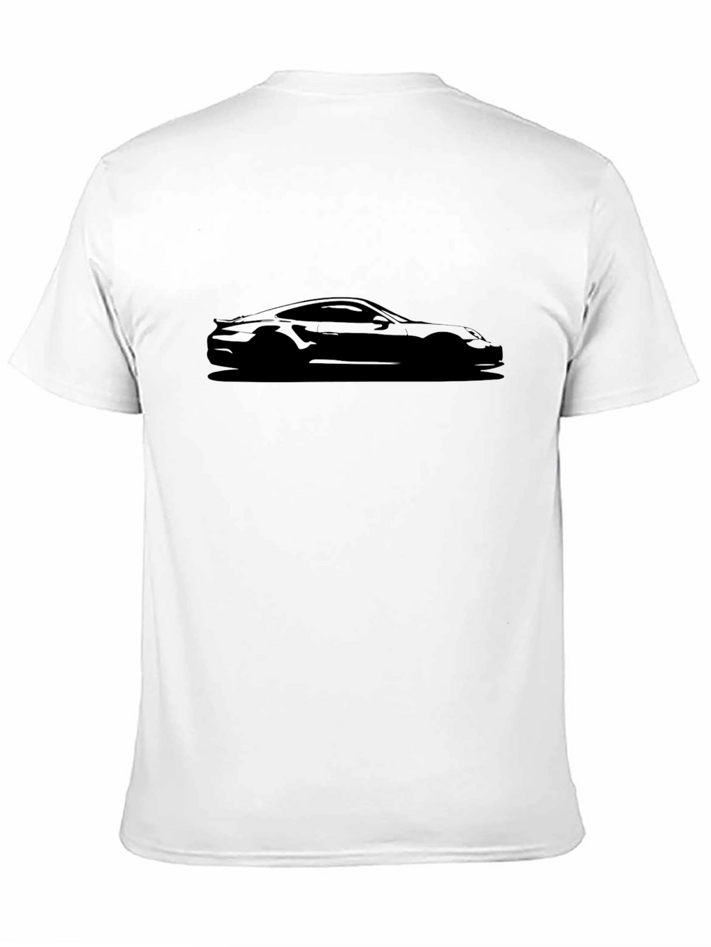 Porsche Silhouette Graphic Tee - Black