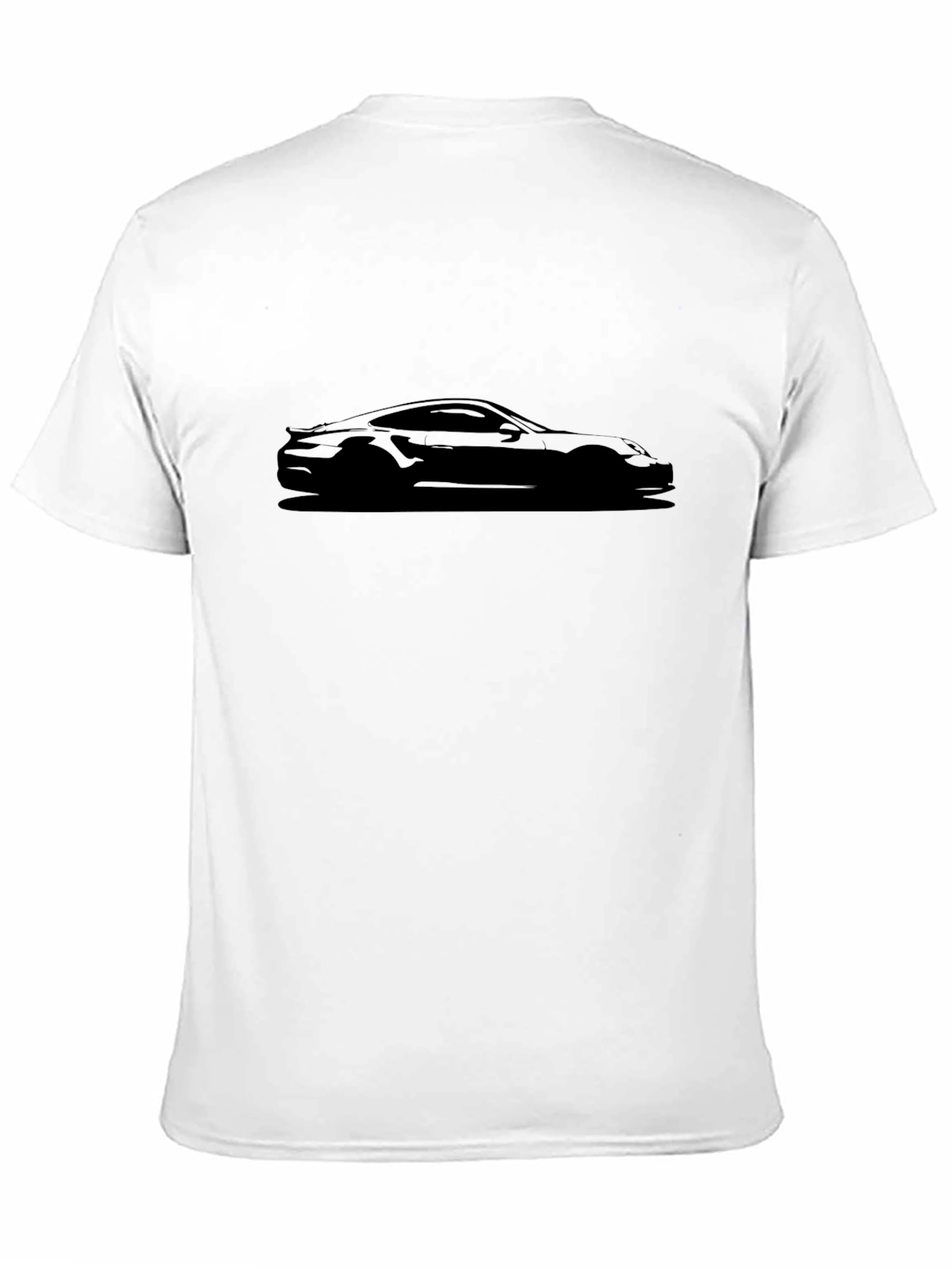 Porsche Silhouette Graphic Tee - Black