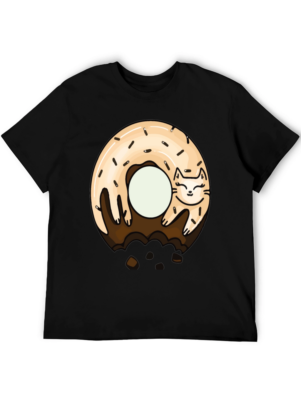 Cat Donut T-Shirt - Sweet & Funny Graphic Tee