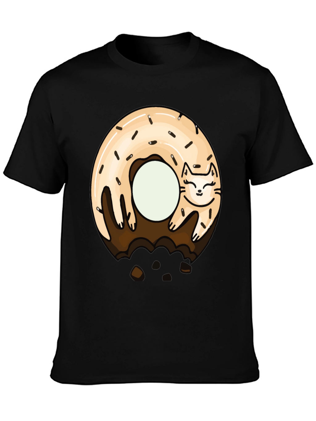 Cat Donut T-Shirt - Sweet & Funny Graphic Tee