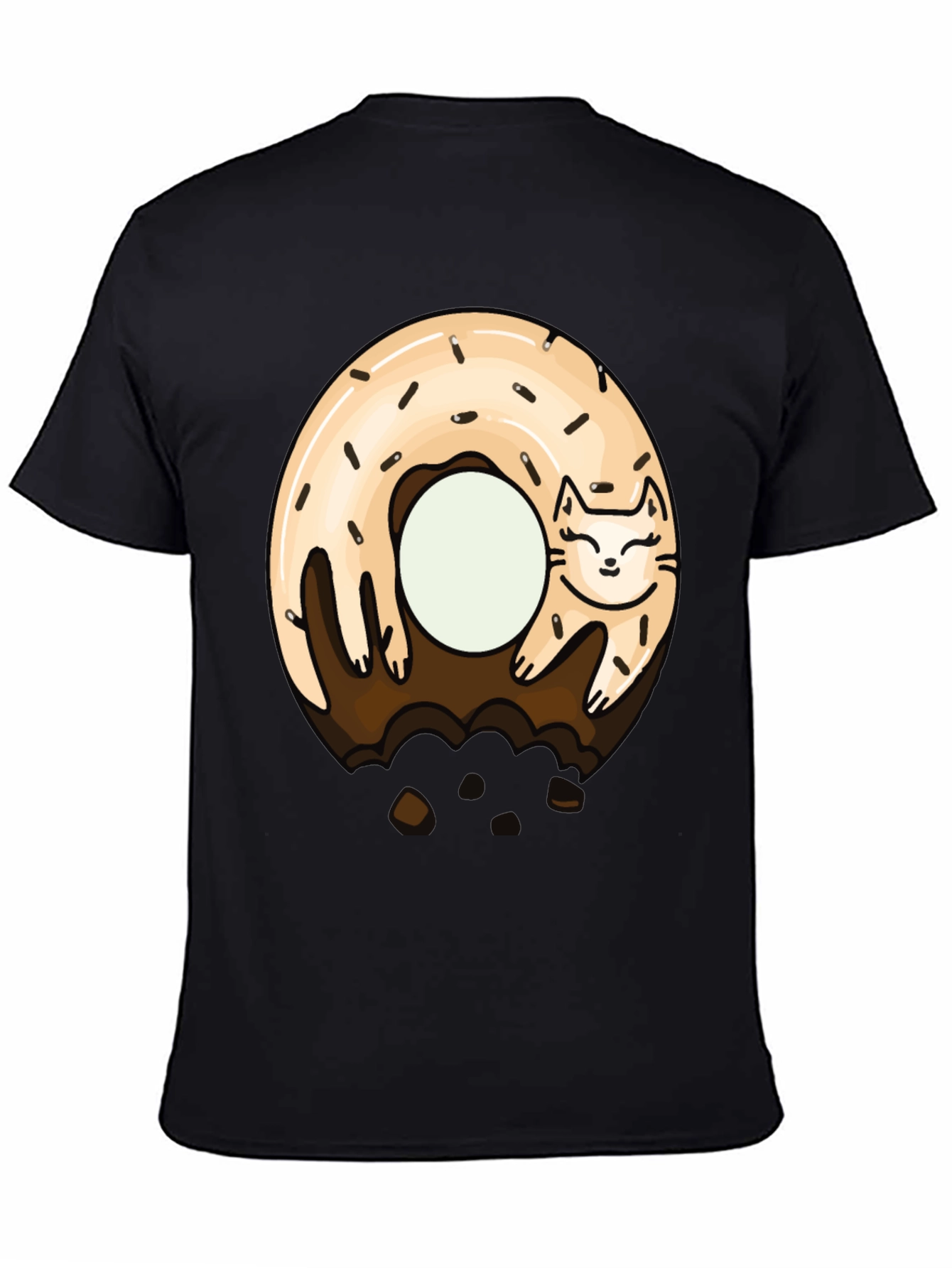 Cat Donut T-Shirt - Sweet & Funny Graphic Tee