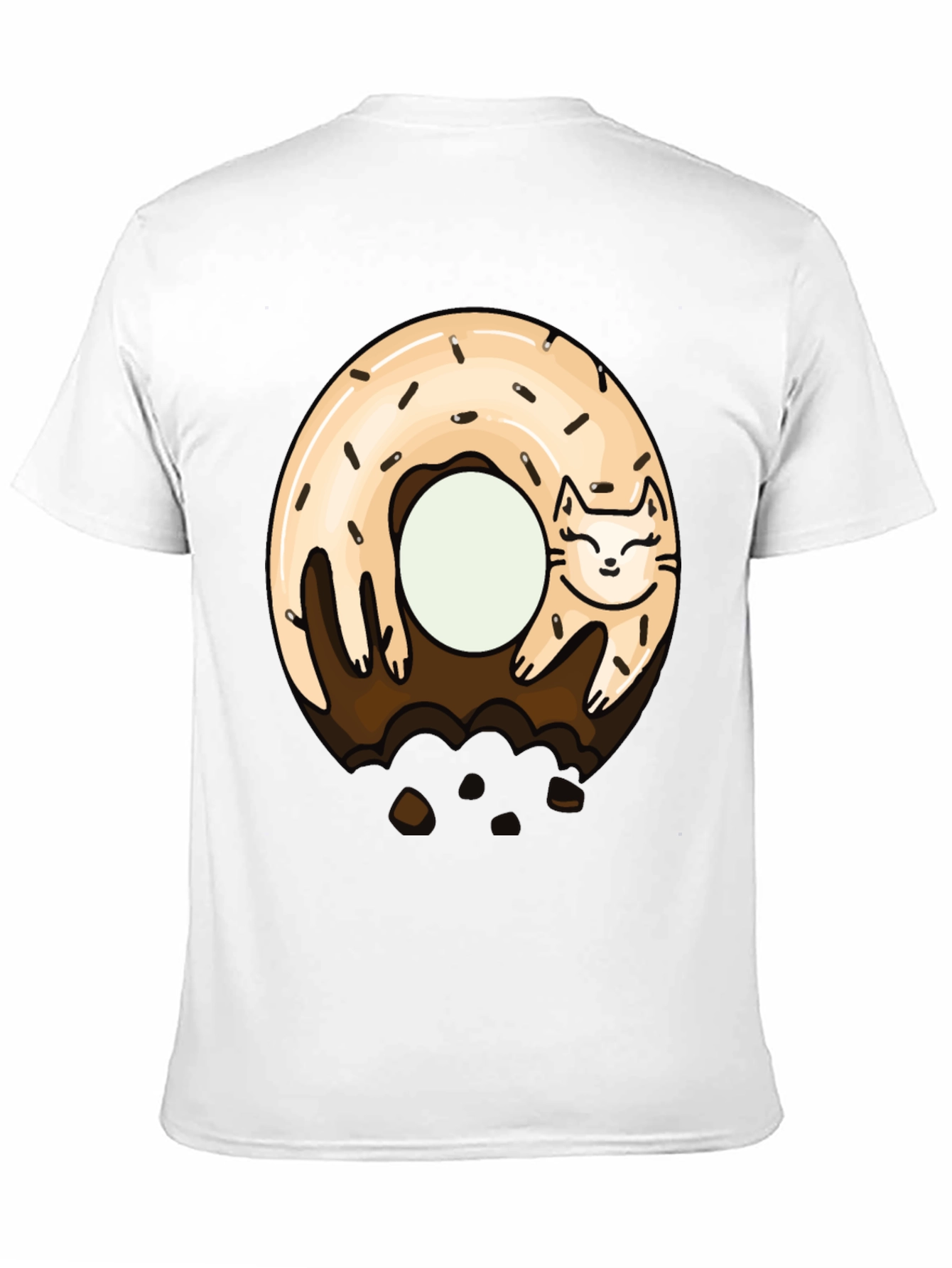 Cat Donut T-Shirt - Sweet & Funny Graphic Tee