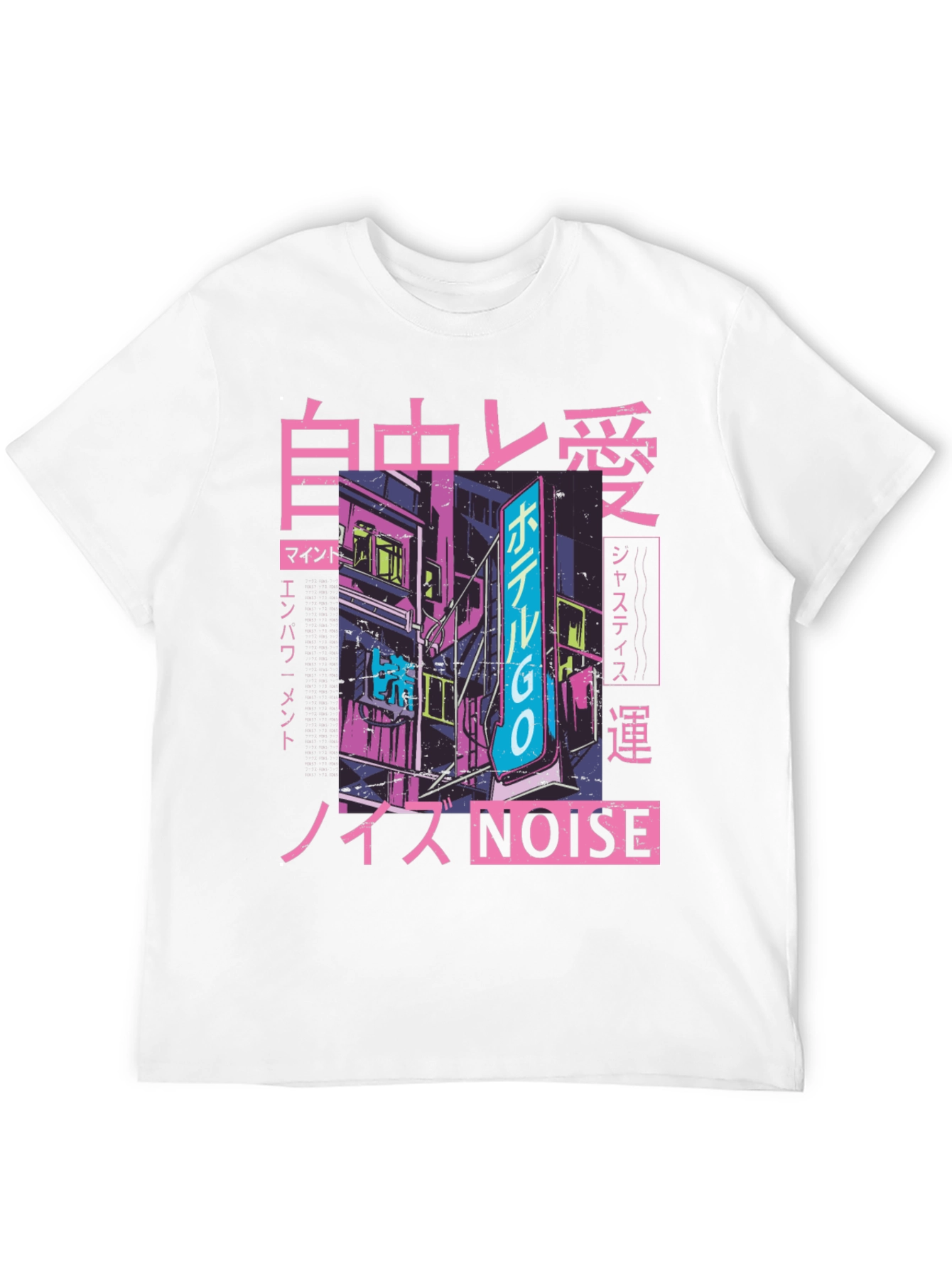 Cyberpunk Cityscape Graphic Tee