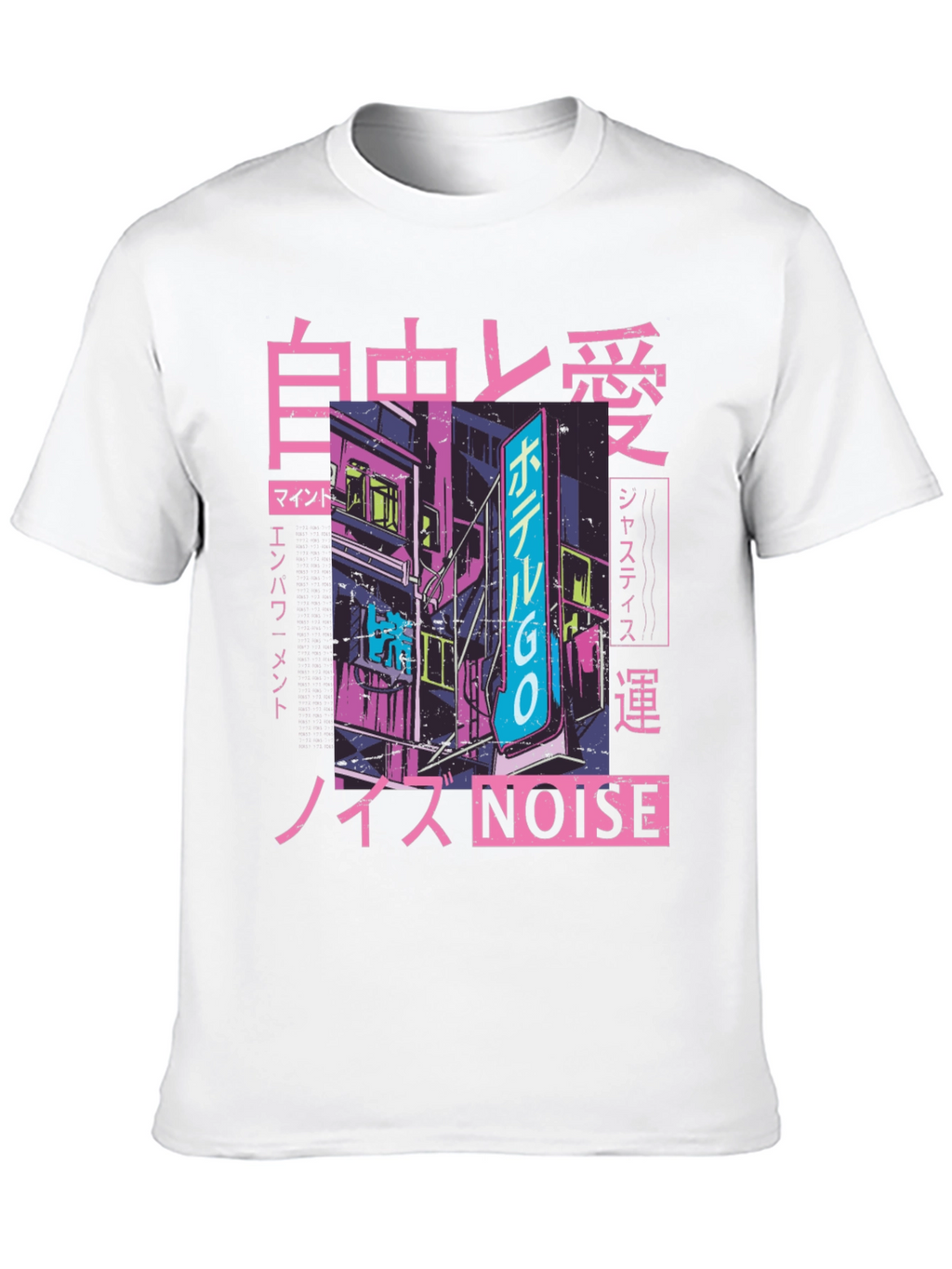 Cyberpunk Cityscape Graphic Tee