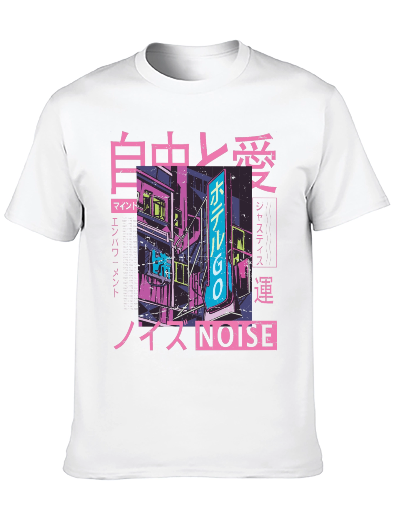 Cyberpunk Cityscape Graphic Tee