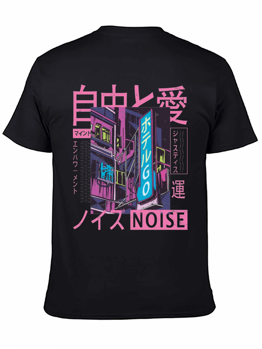 Cyberpunk Cityscape Graphic Tee