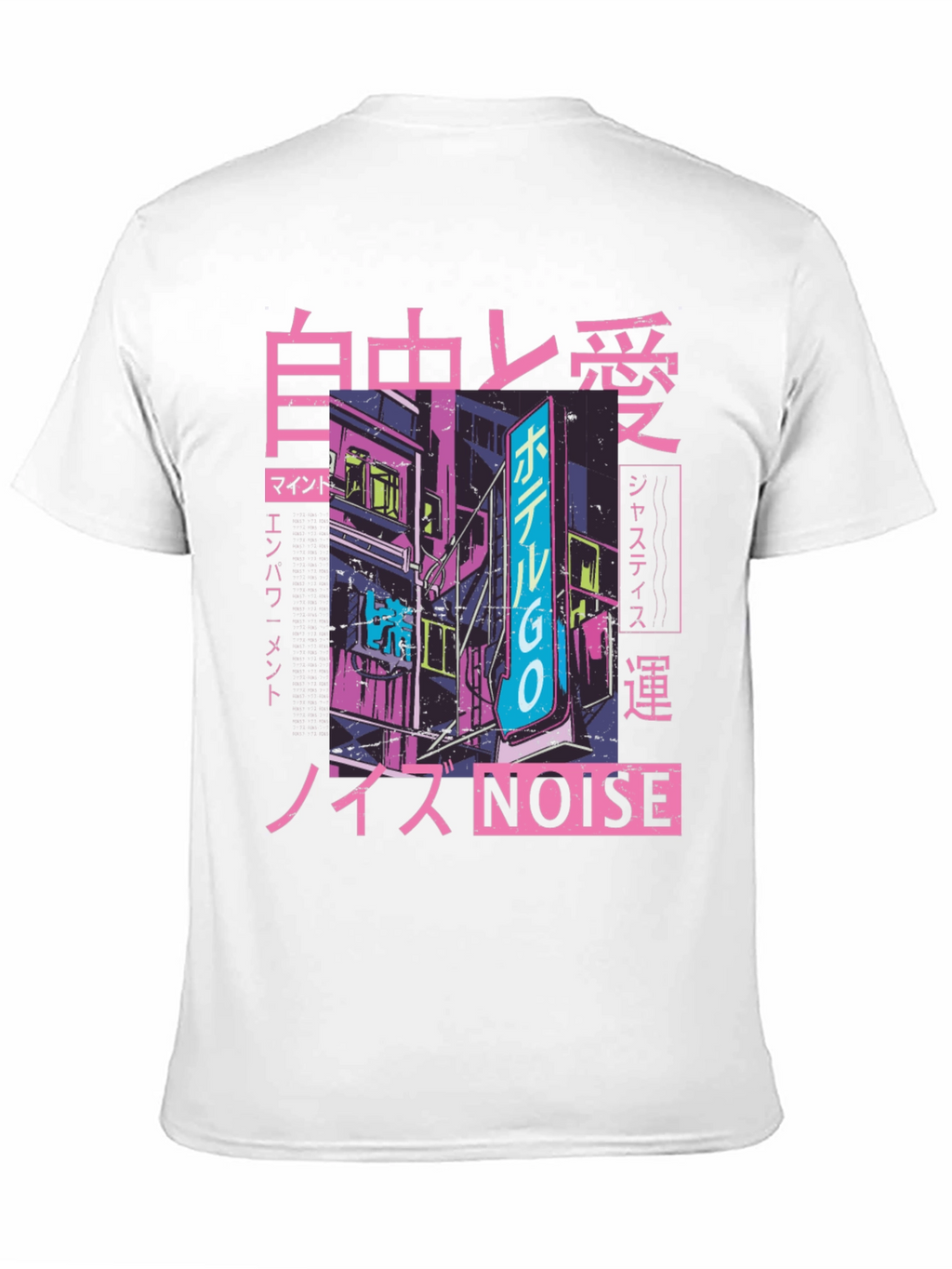 Cyberpunk Cityscape Graphic Tee