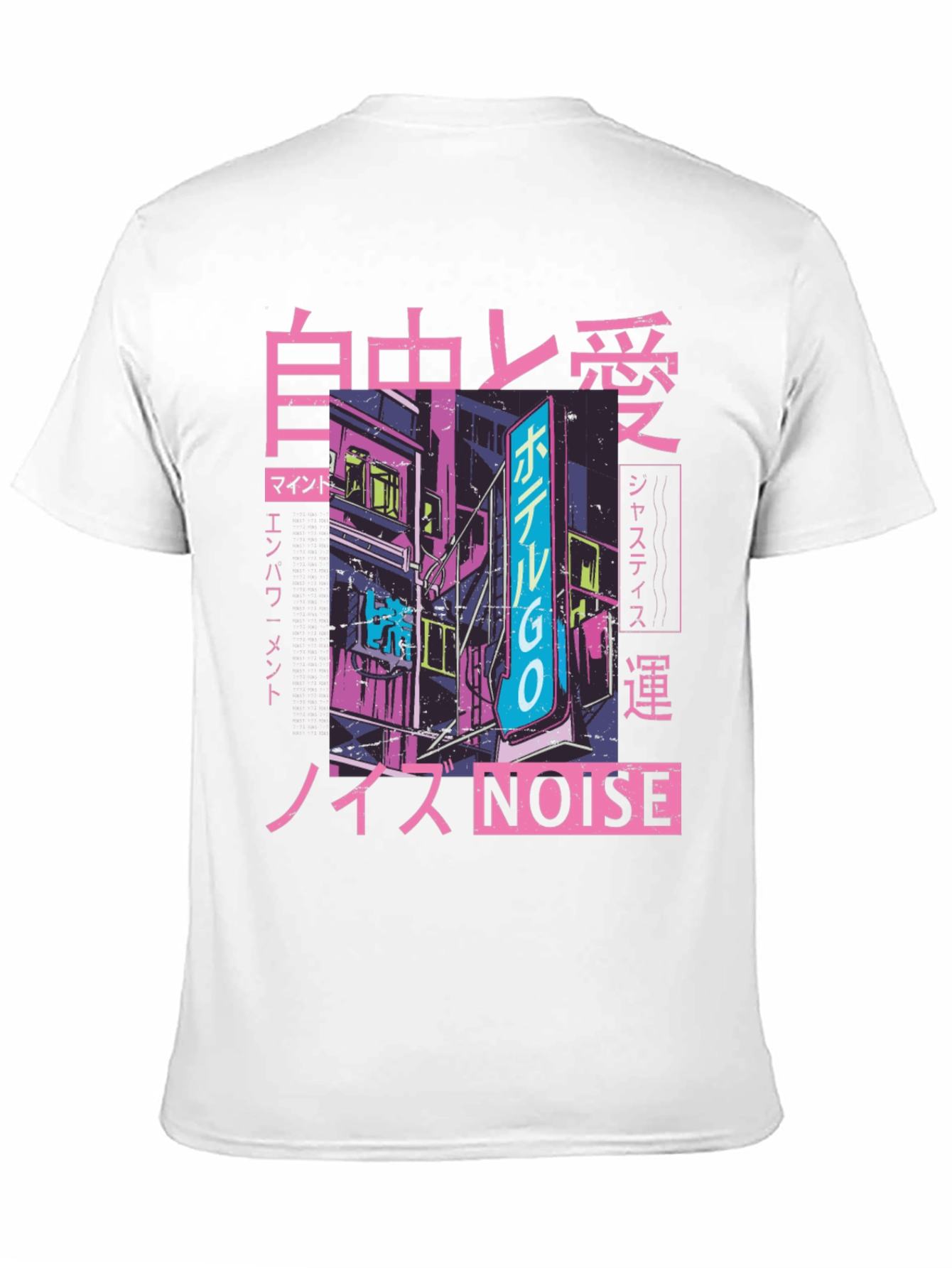 Cyberpunk Cityscape Graphic Tee