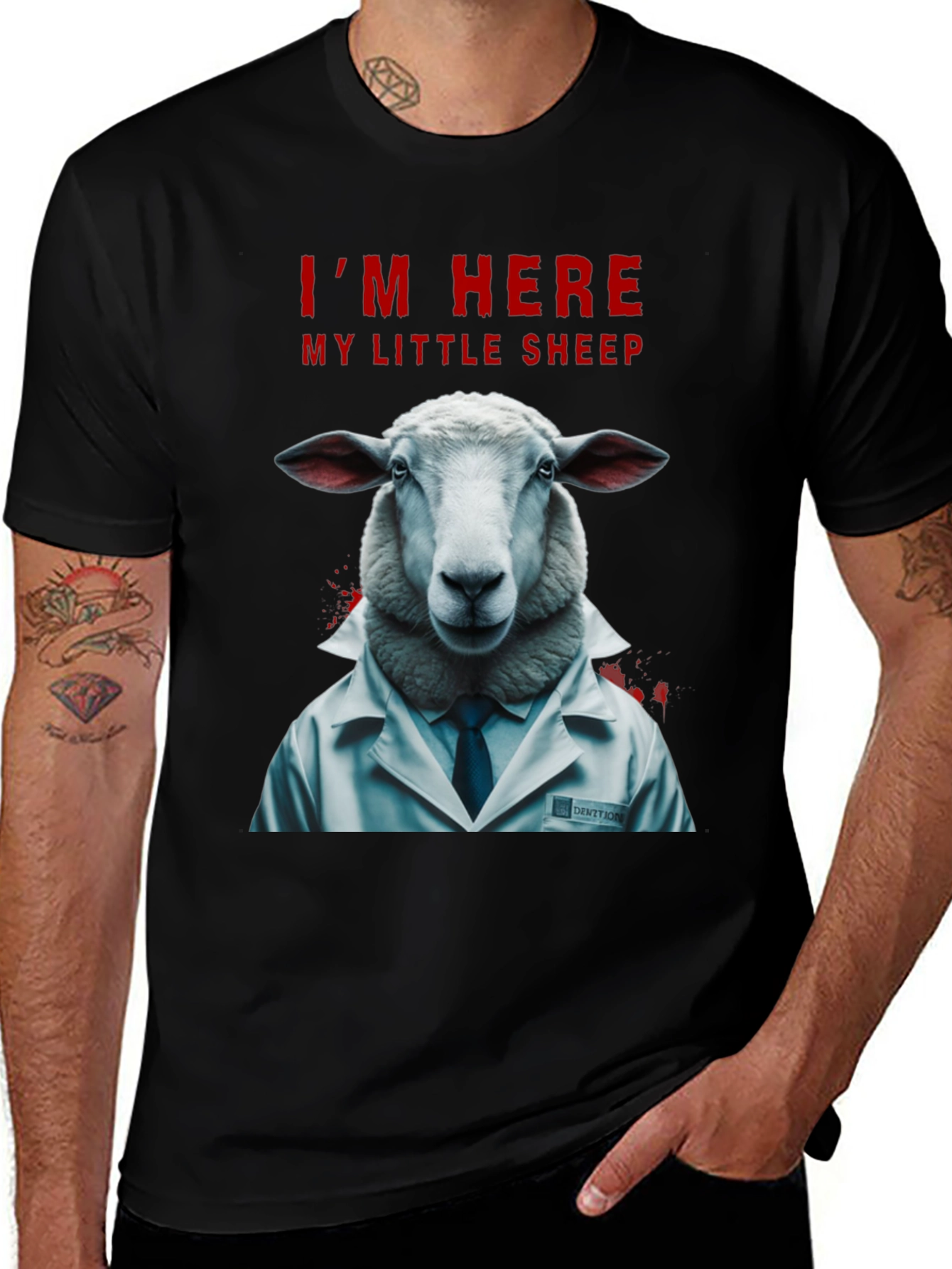 Im Here My Little Sheep T-Shirt