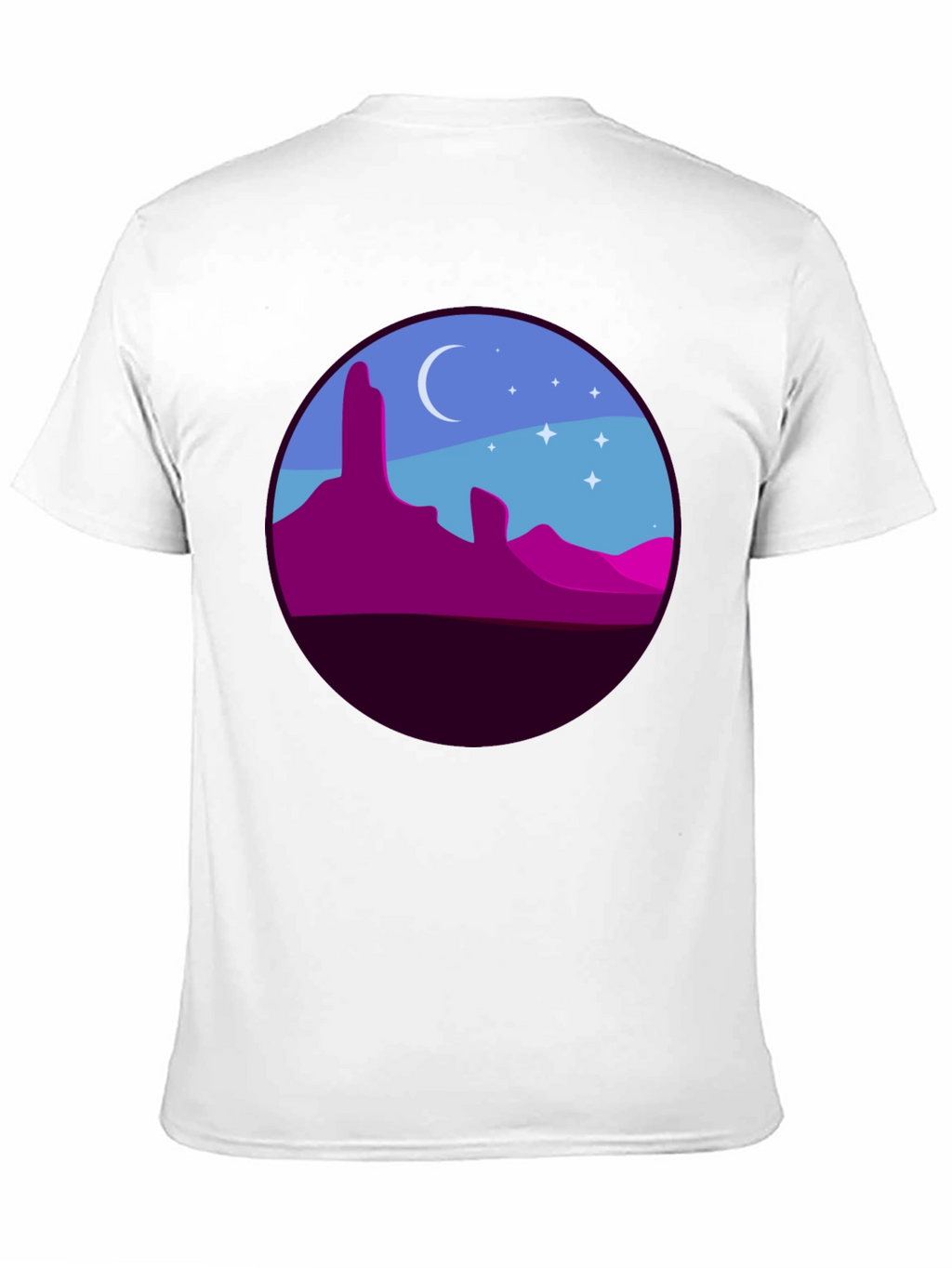 Desert Nightscape Graphic Tee