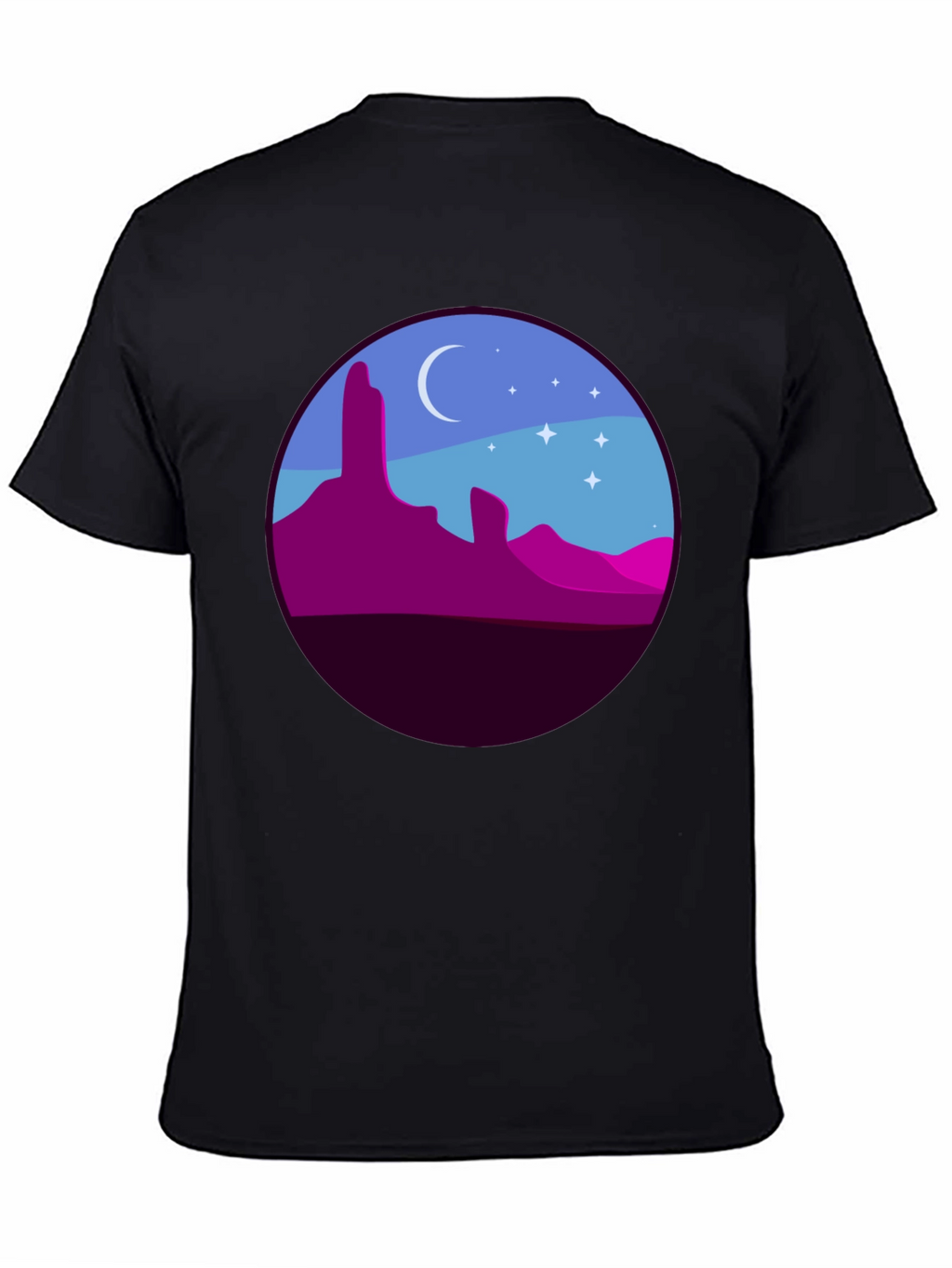 Desert Nightscape Graphic Tee