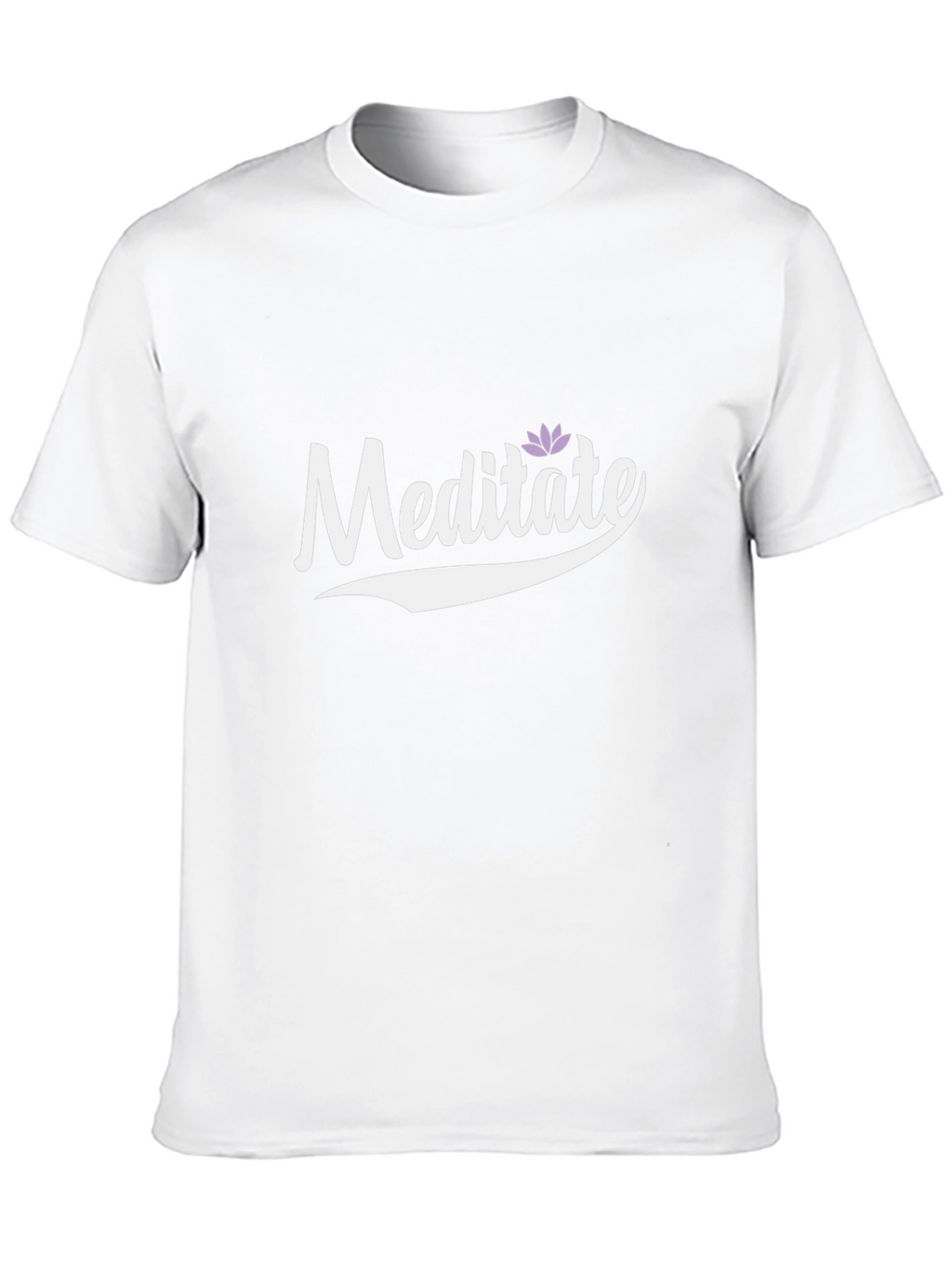Meditate Lotus Flower Graphic Tee