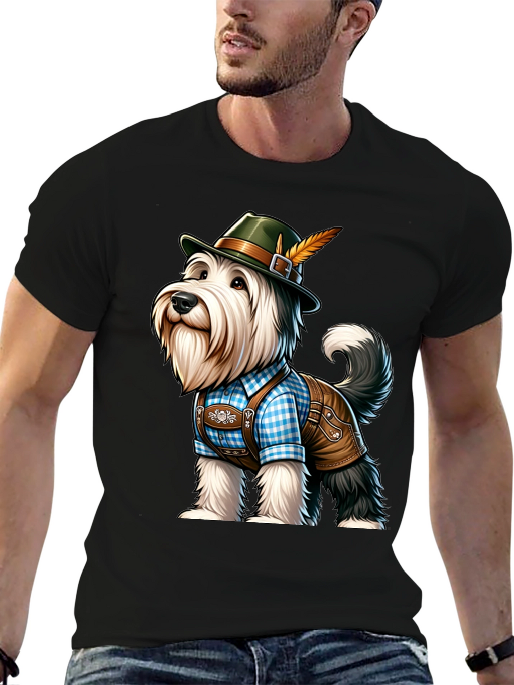 Oktoberfest Dog T-Shirt - Bavarian Style