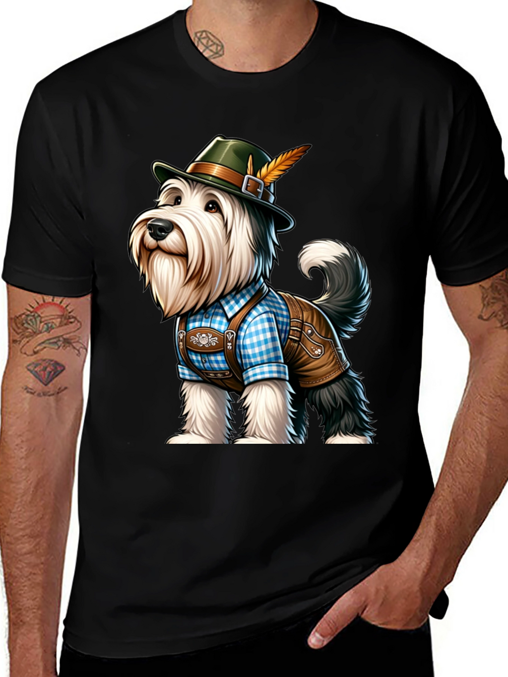 Oktoberfest Dog T-Shirt - Bavarian Style
