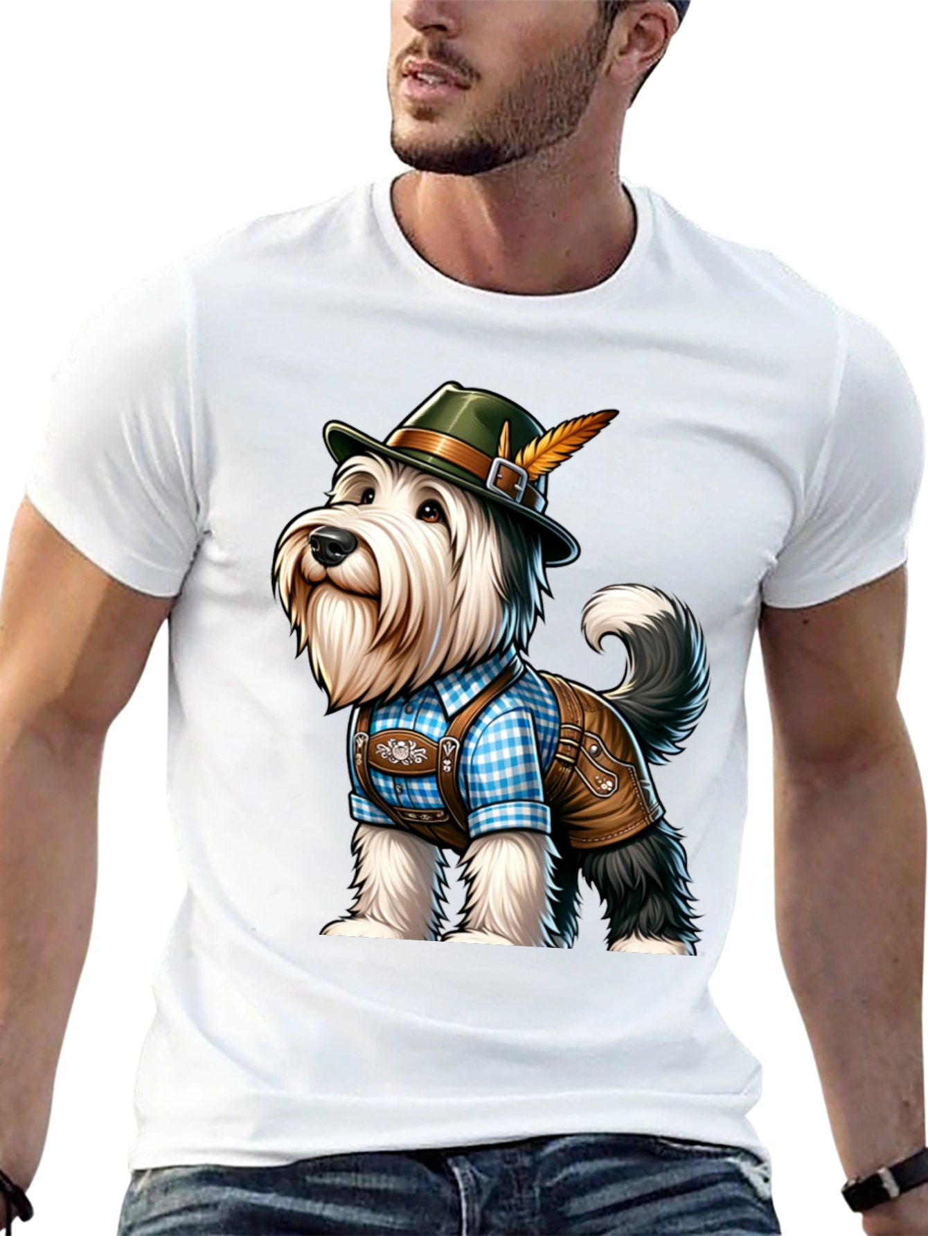 Oktoberfest Dog T-Shirt - Bavarian Style