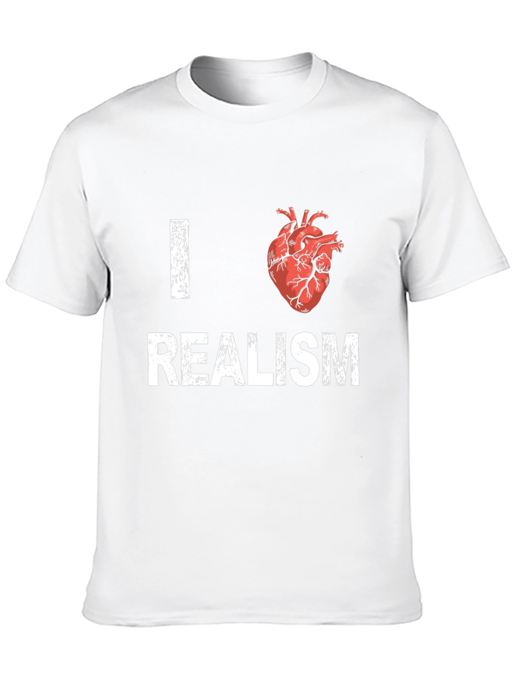 I Heart Realism T-Shirt - Anatomical Heart Graphic Tee